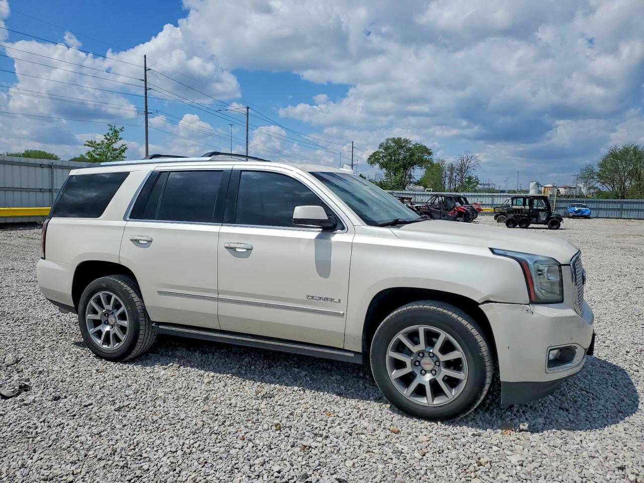 2015 Gmc Yukon Denali White vin: 1GKS2CKJ1FR671325