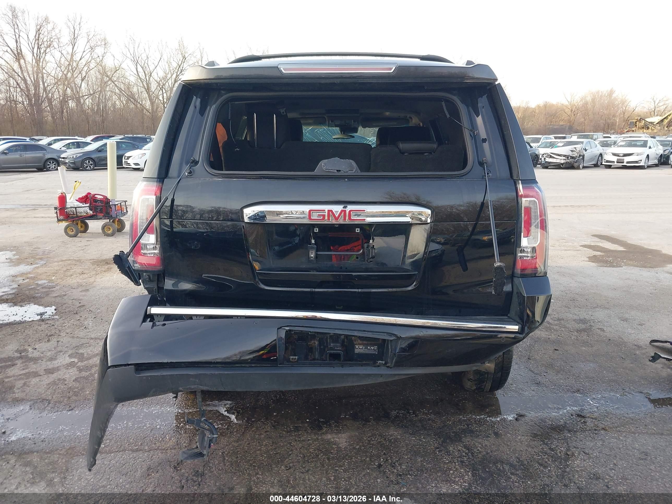 2015 Gmc Yukon Denali Black vin: 1GKS2CKJ1FR696645