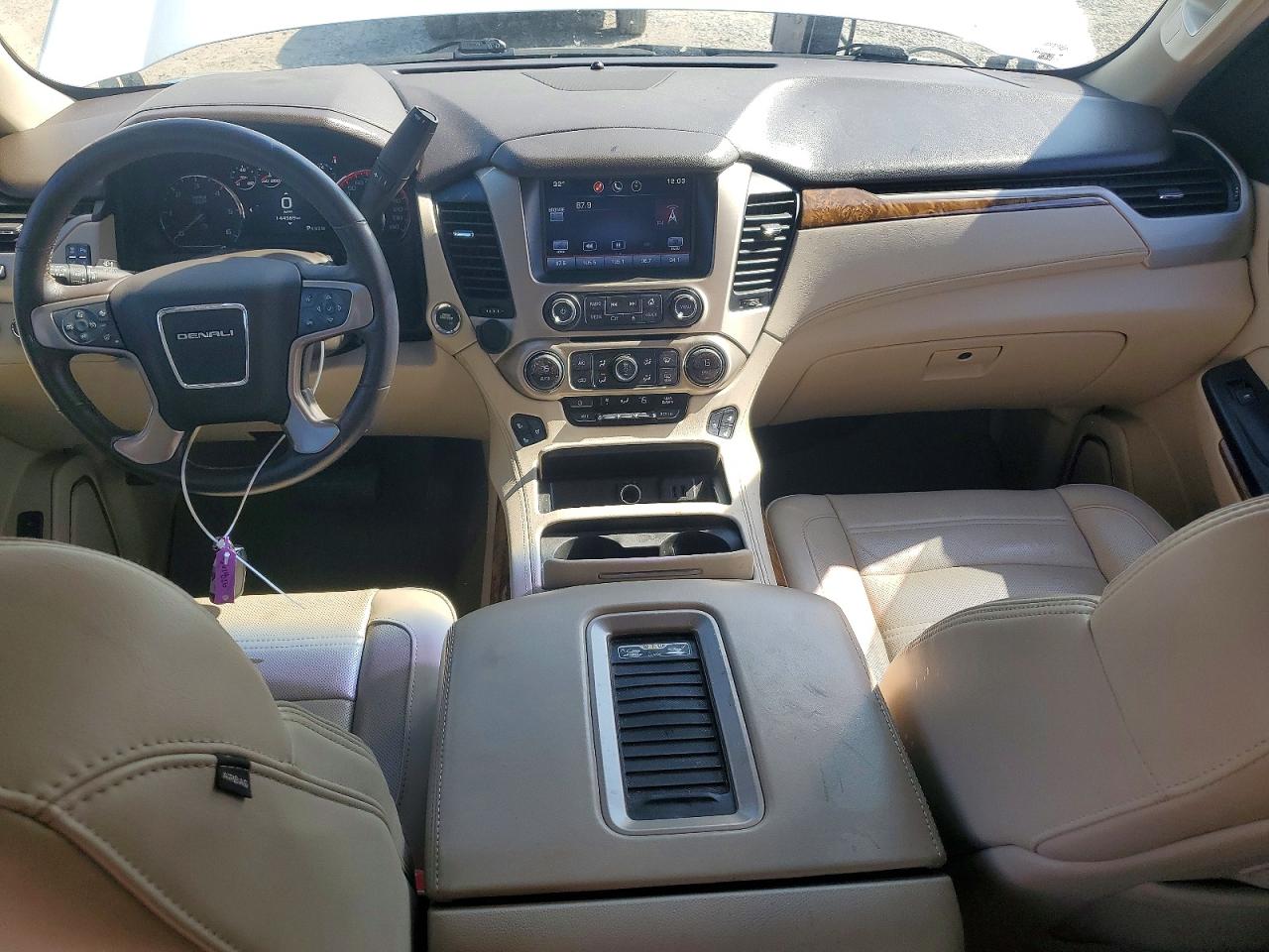 2015 Gmc Yukon Denali White vin: 1GKS2CKJ1FR726226
