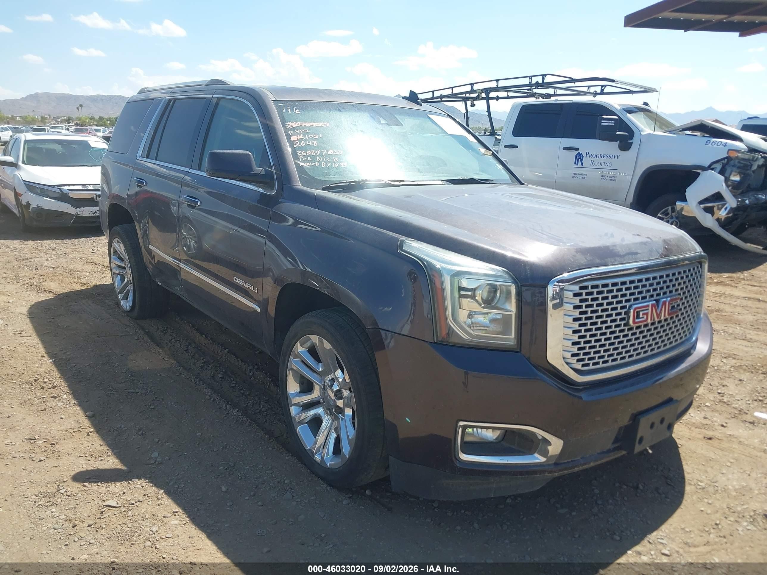 2015 Gmc Yukon Denali Purple vin: 1GKS2CKJ2FR732648