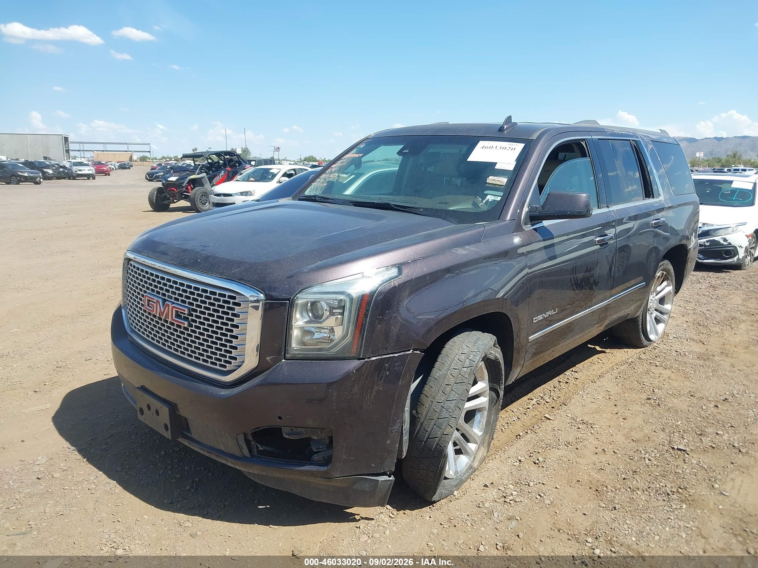 2015 Gmc Yukon Denali Фиолетовый vin: 1GKS2CKJ2FR732648