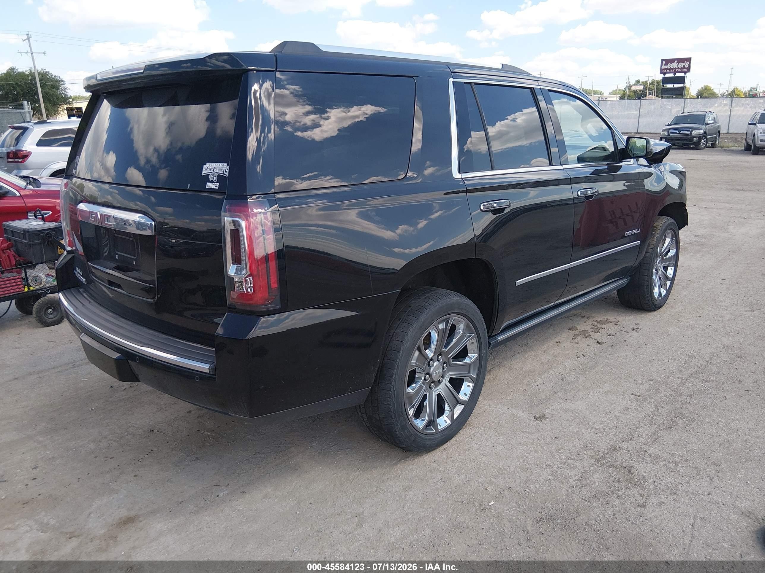 2015 Gmc Yukon Denali Black vin: 1GKS2CKJ3FR652288