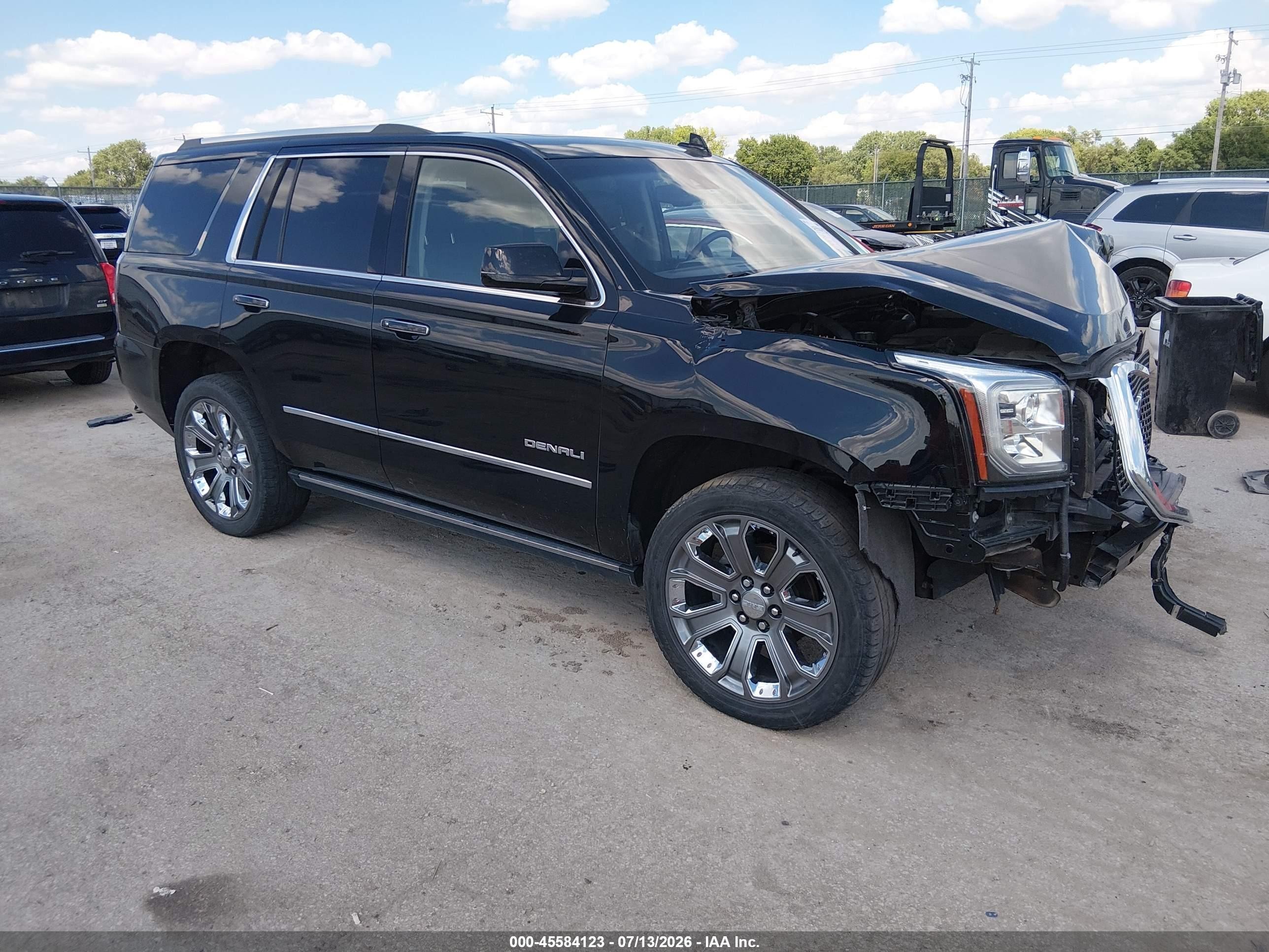 2015 Gmc Yukon Denali Black vin: 1GKS2CKJ3FR652288