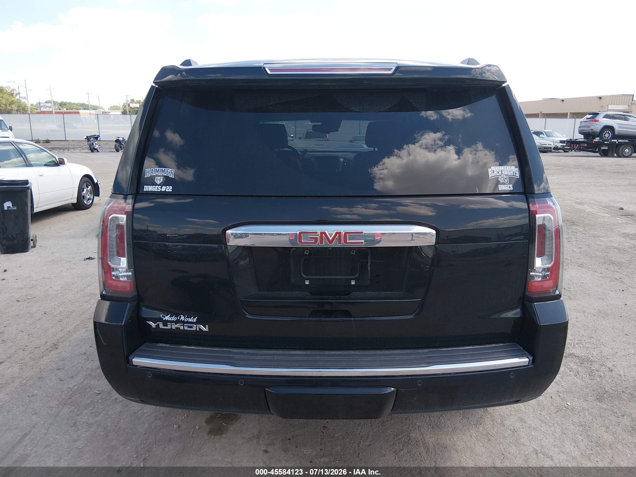 2015 Gmc Yukon Denali Black vin: 1GKS2CKJ3FR652288