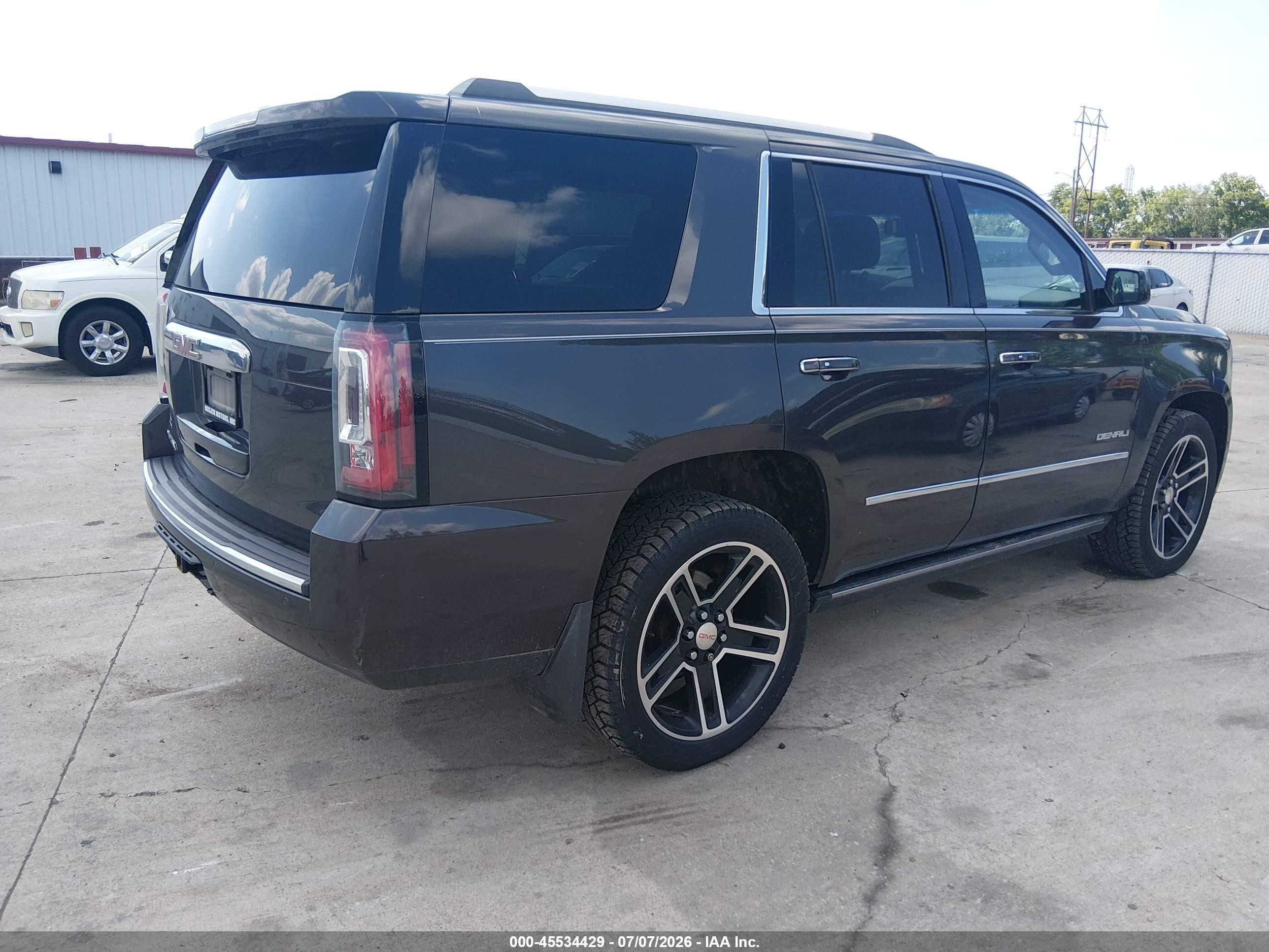 2015 Gmc Yukon Denali Black vin: 1GKS2CKJ3FR684075