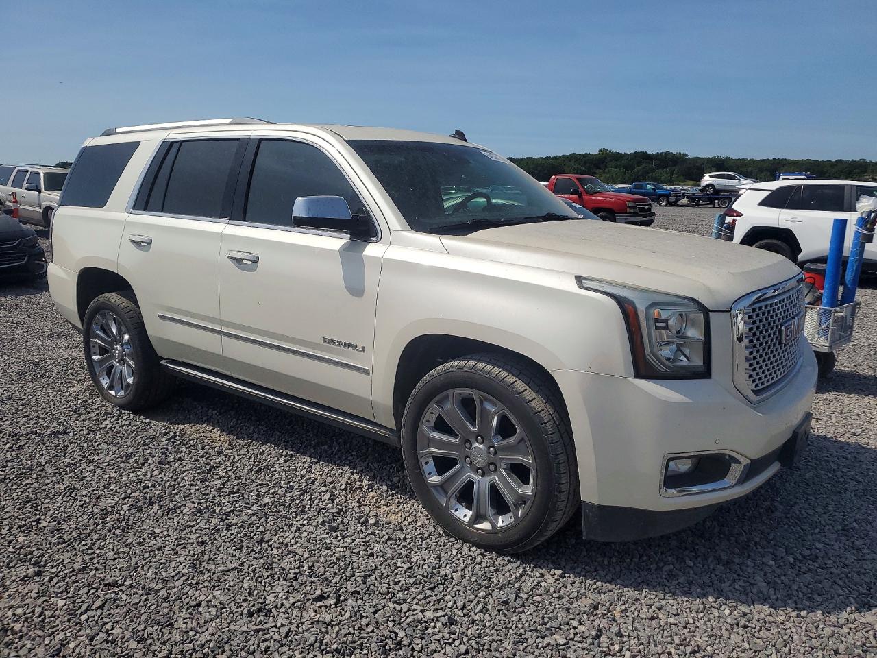 2015 Gmc Yukon Denali White vin: 1GKS2CKJ4FR283568