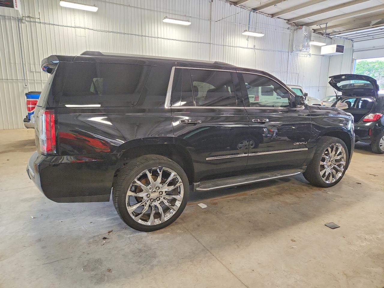 2015 Gmc Yukon Denali Black vin: 1GKS2CKJ4FR549560