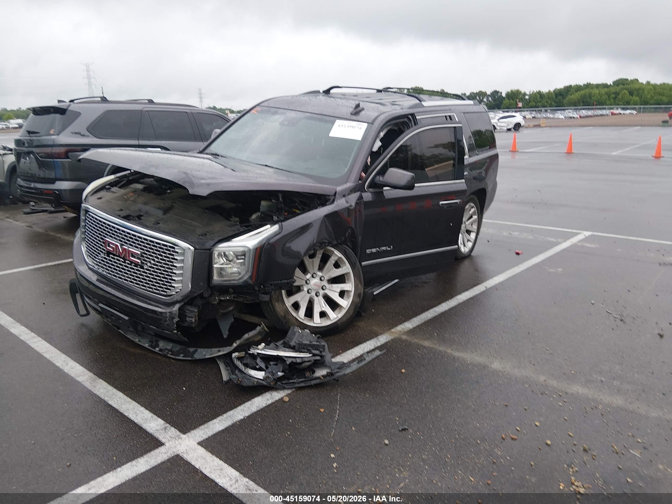 2015 Gmc Yukon Denali Gray vin: 1GKS2CKJ4FR581635