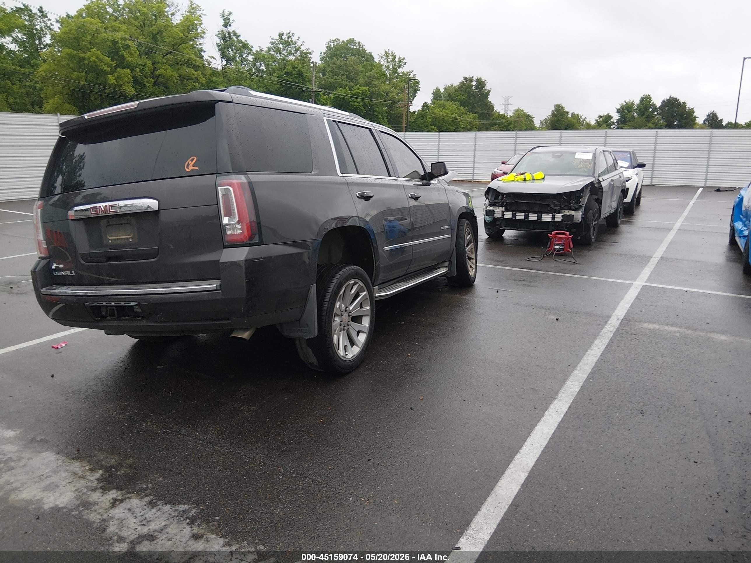 2015 Gmc Yukon Denali Gray vin: 1GKS2CKJ4FR581635