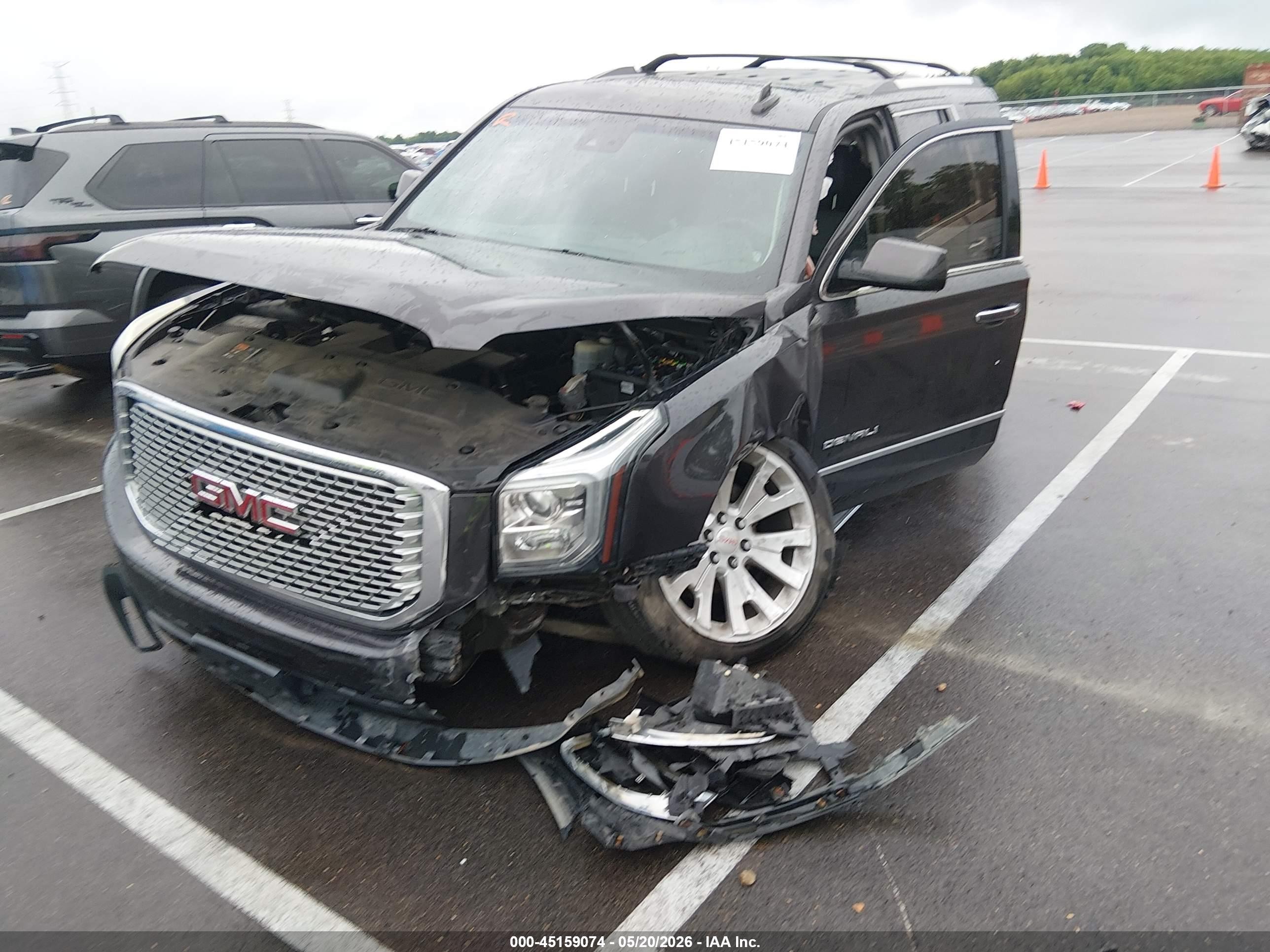 2015 Gmc Yukon Denali Gray vin: 1GKS2CKJ4FR581635