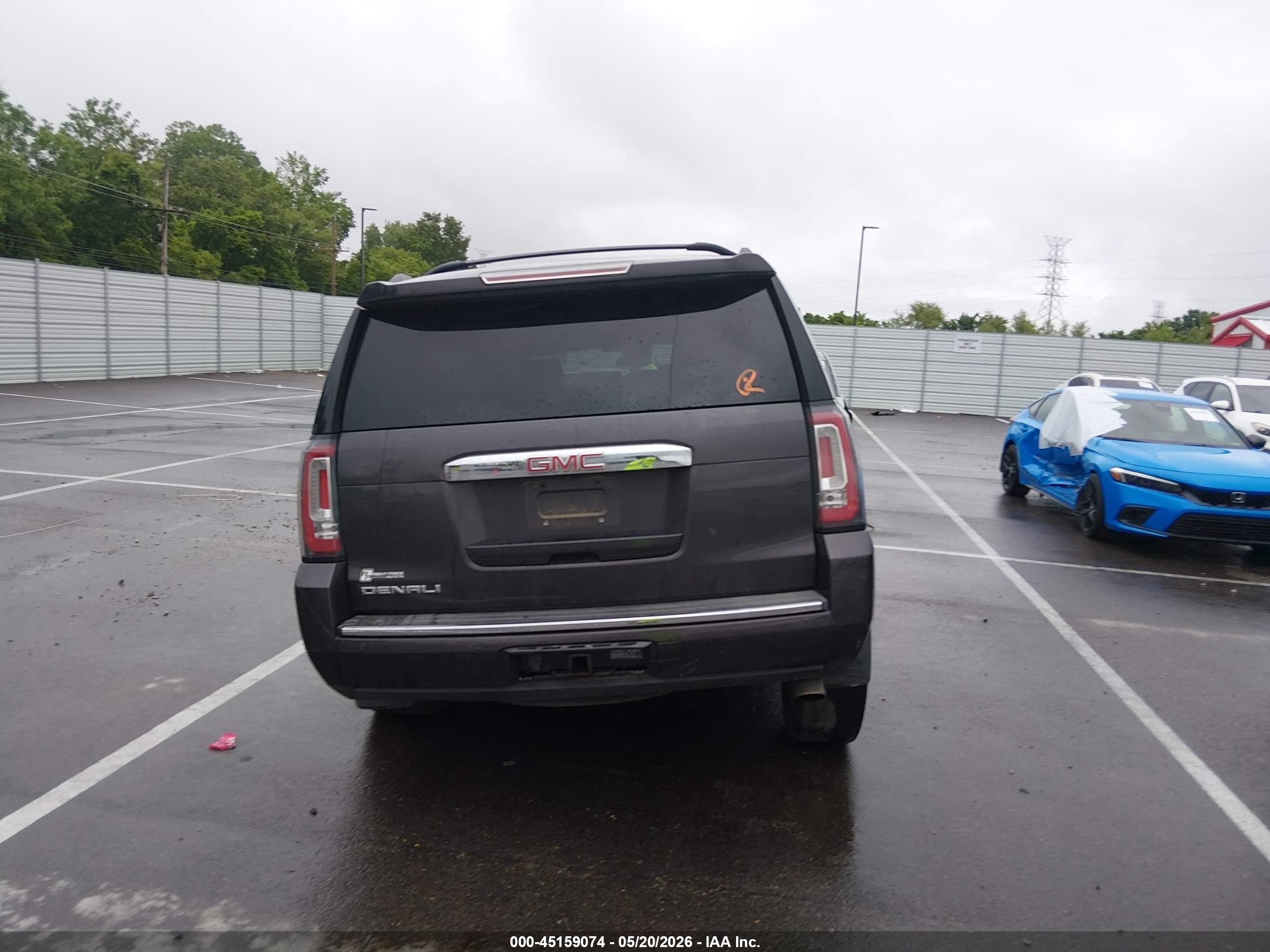 2015 Gmc Yukon Denali Gray vin: 1GKS2CKJ4FR581635
