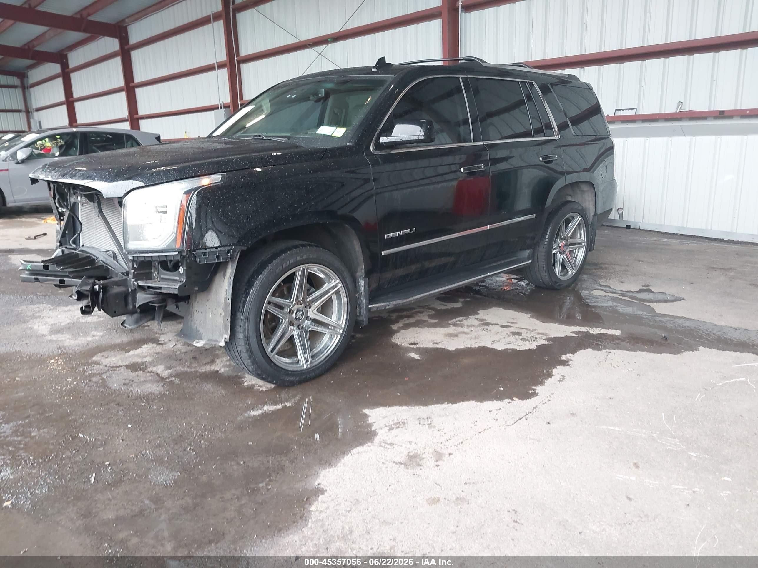 2015 Gmc Yukon Denali Black vin: 1GKS2CKJ4FR584745
