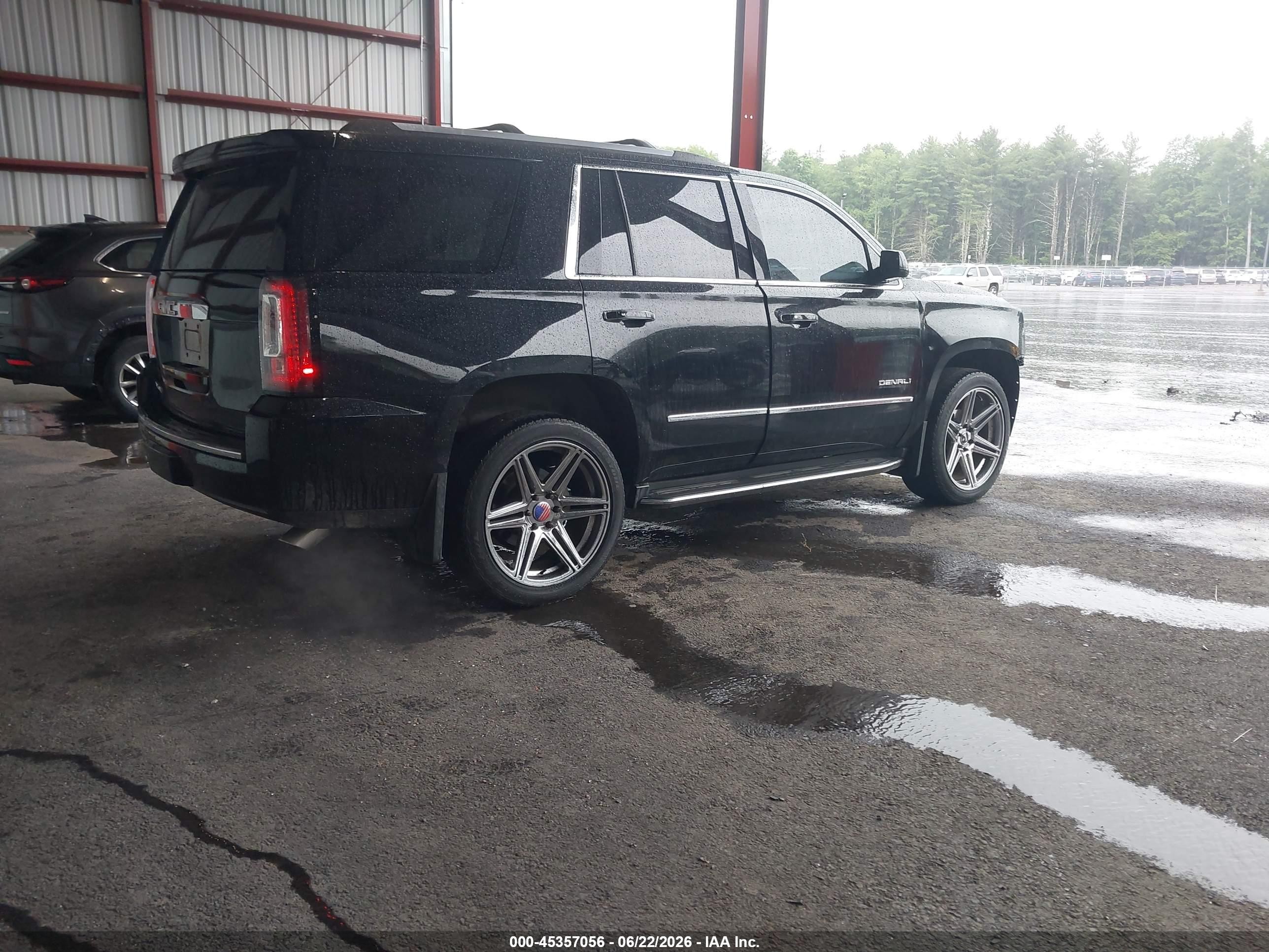 2015 Gmc Yukon Denali Black vin: 1GKS2CKJ4FR584745