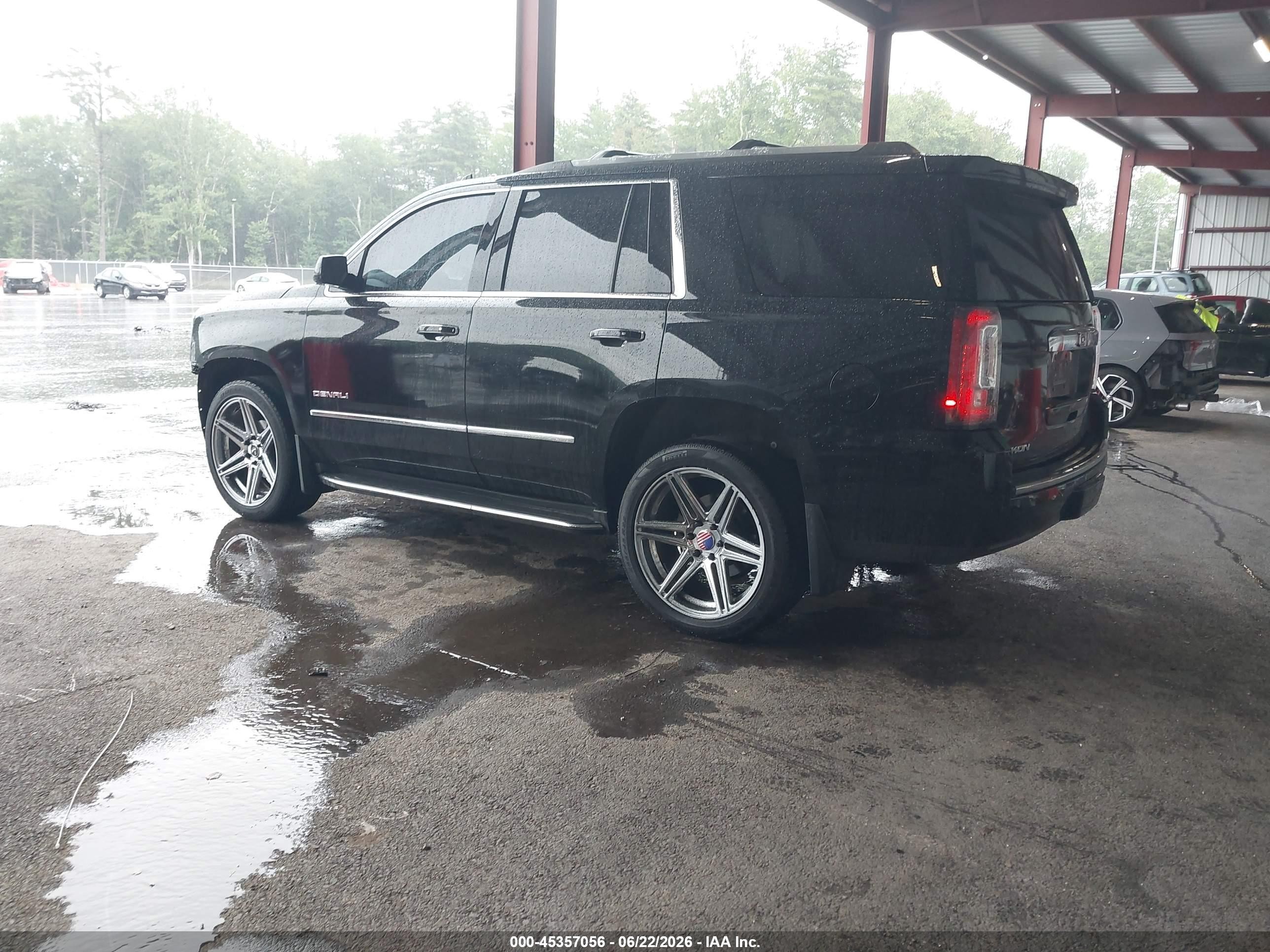 2015 Gmc Yukon Denali Black vin: 1GKS2CKJ4FR584745