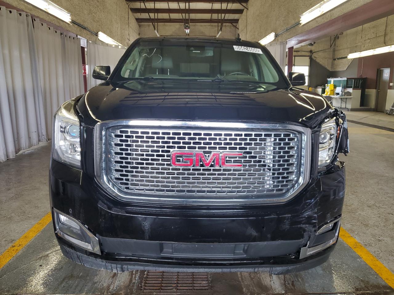 2015 Gmc Yukon Denali Black vin: 1GKS2CKJ4FR734806 Damage: Hood, Dent(S) W/ Paint Dmg, 5 To 6 Inches