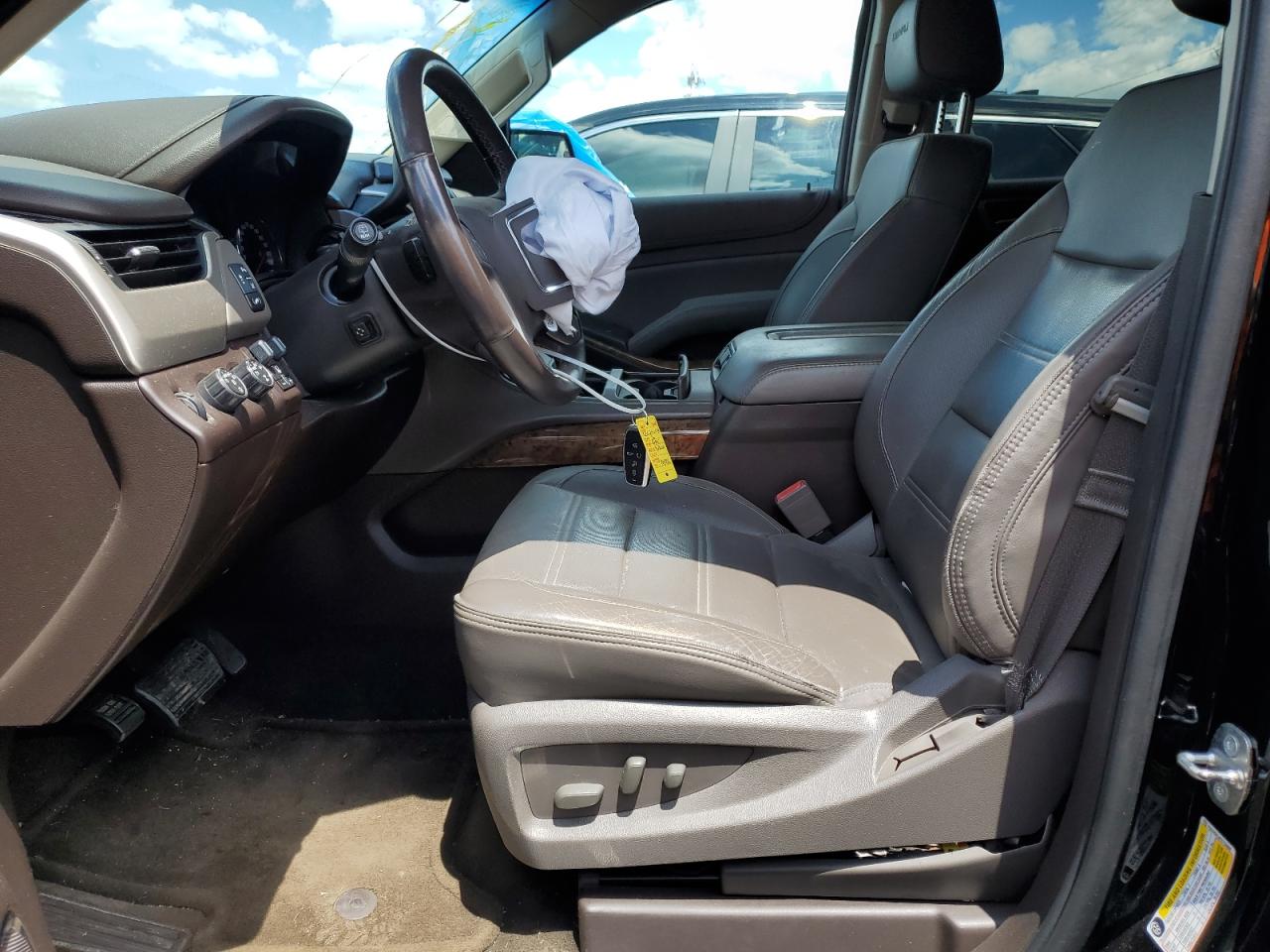 2015 Gmc Yukon Denali Black vin: 1GKS2CKJ4FR734806 Damage: Airbag - Front Left, Deployed, Replacement Required