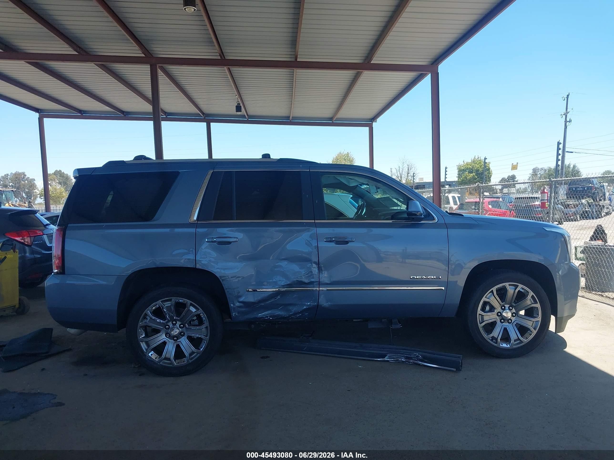 2015 Gmc Yukon Denali Light Blue vin: 1GKS2CKJ4FR743621