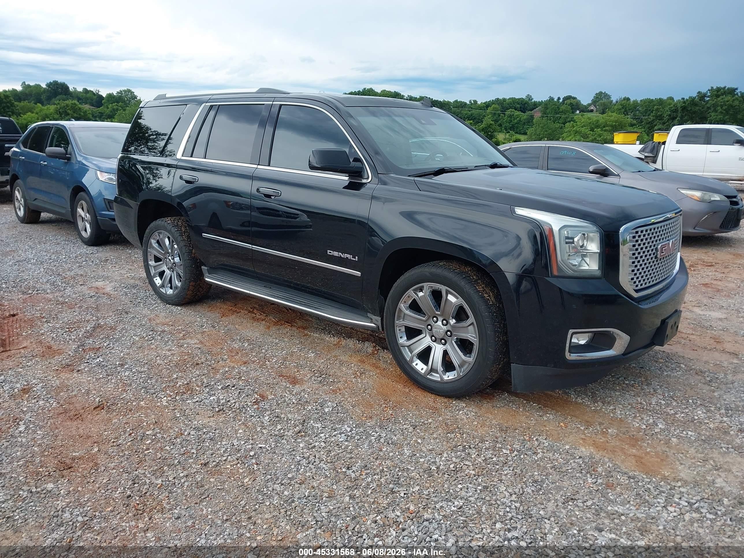 2015 Gmc Yukon Denali Black vin: 1GKS2CKJ5FR227784