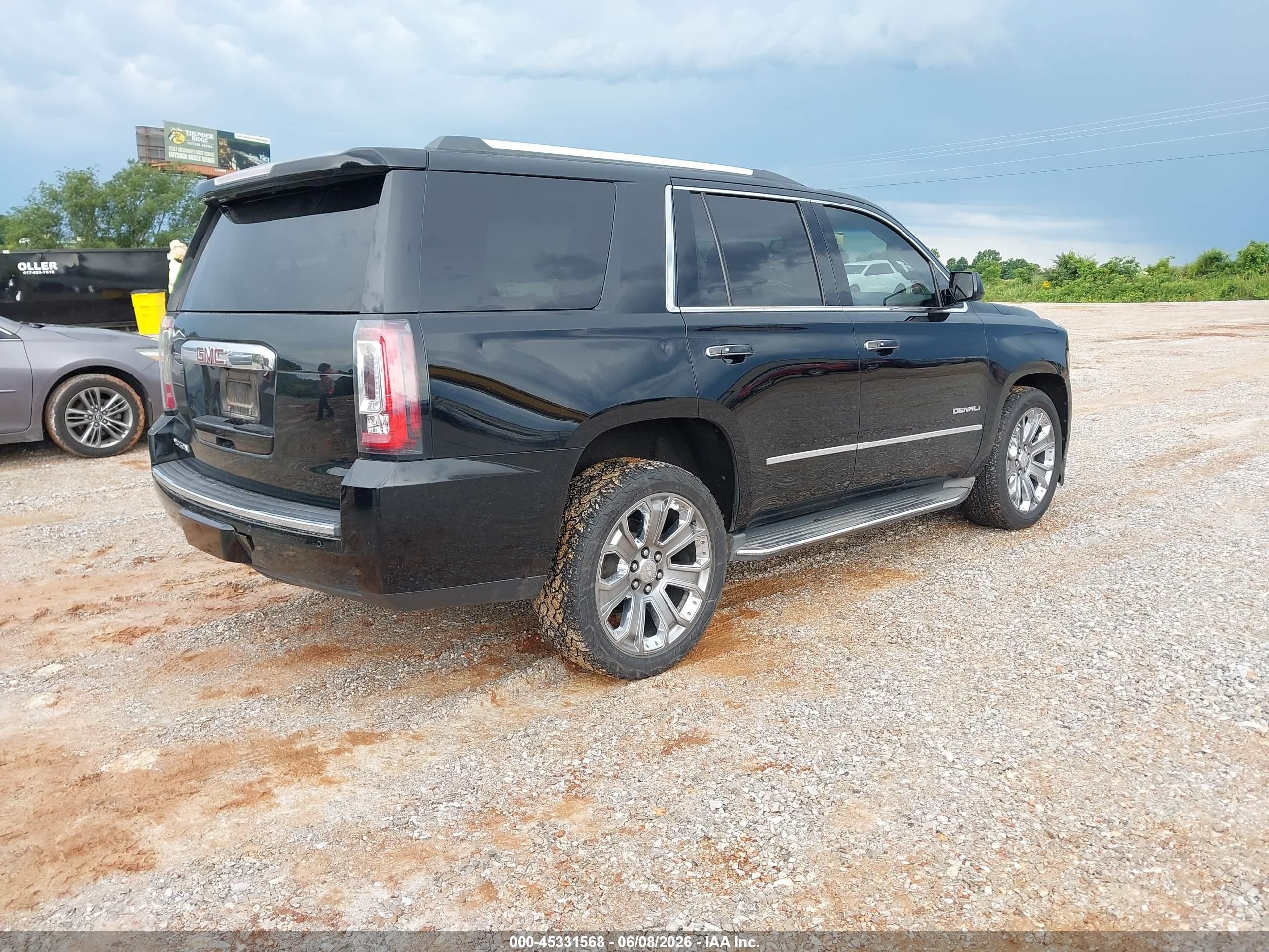 2015 Gmc Yukon Denali Black vin: 1GKS2CKJ5FR227784
