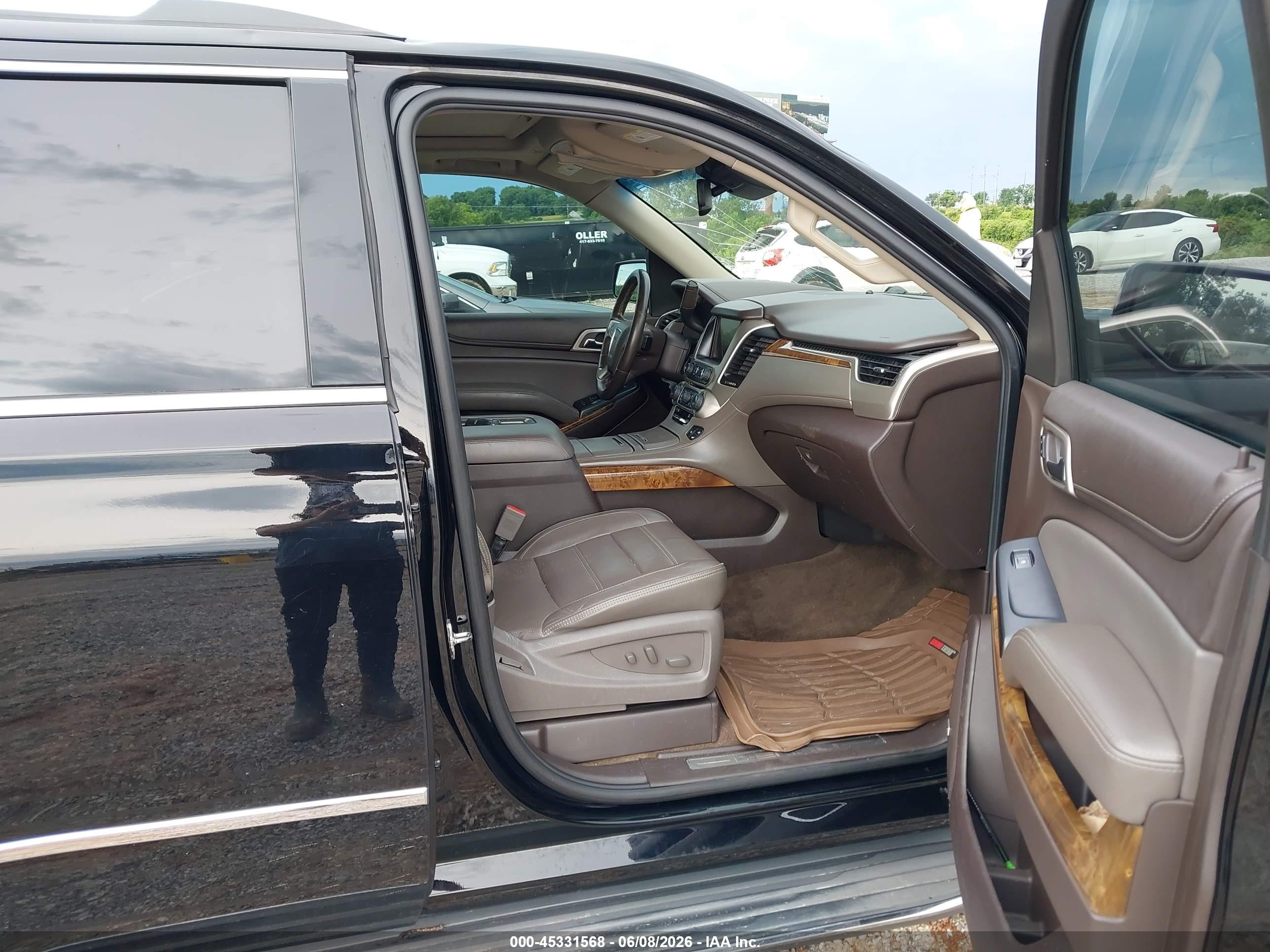 2015 Gmc Yukon Denali Black vin: 1GKS2CKJ5FR227784