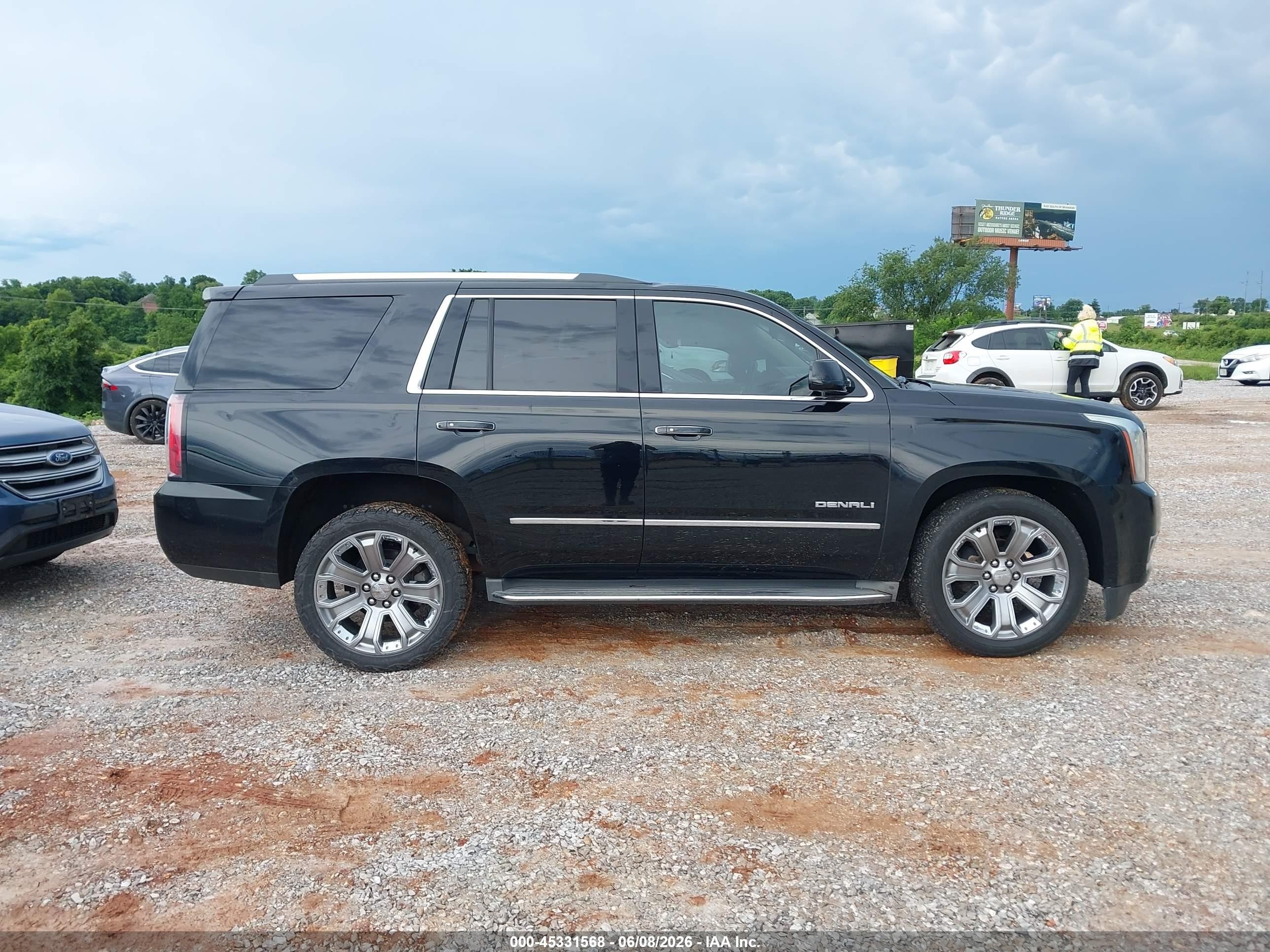 2015 Gmc Yukon Denali Black vin: 1GKS2CKJ5FR227784