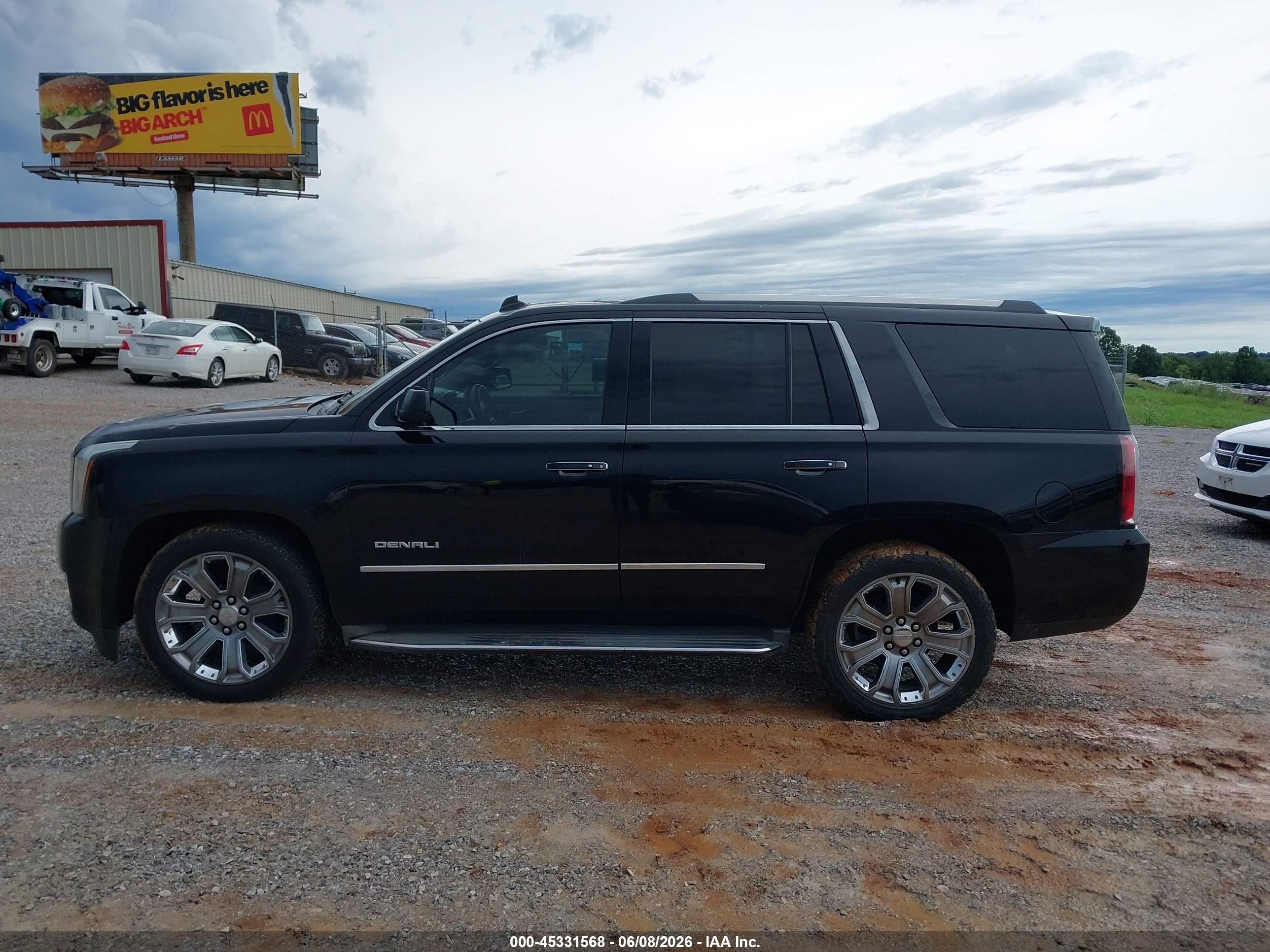 2015 Gmc Yukon Denali Black vin: 1GKS2CKJ5FR227784