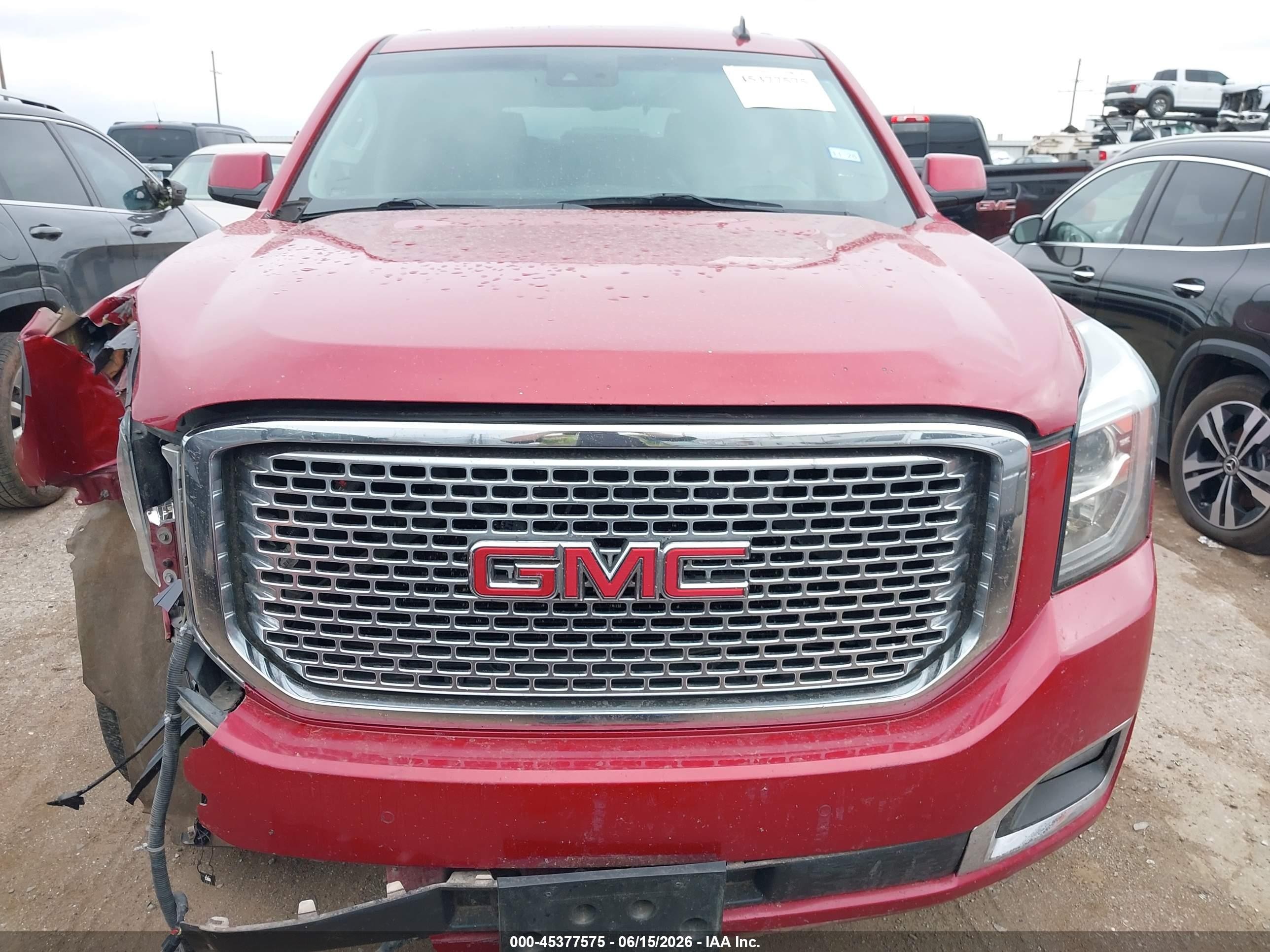2015 Gmc Yukon Denali Maroon vin: 1GKS2CKJ5FR228434