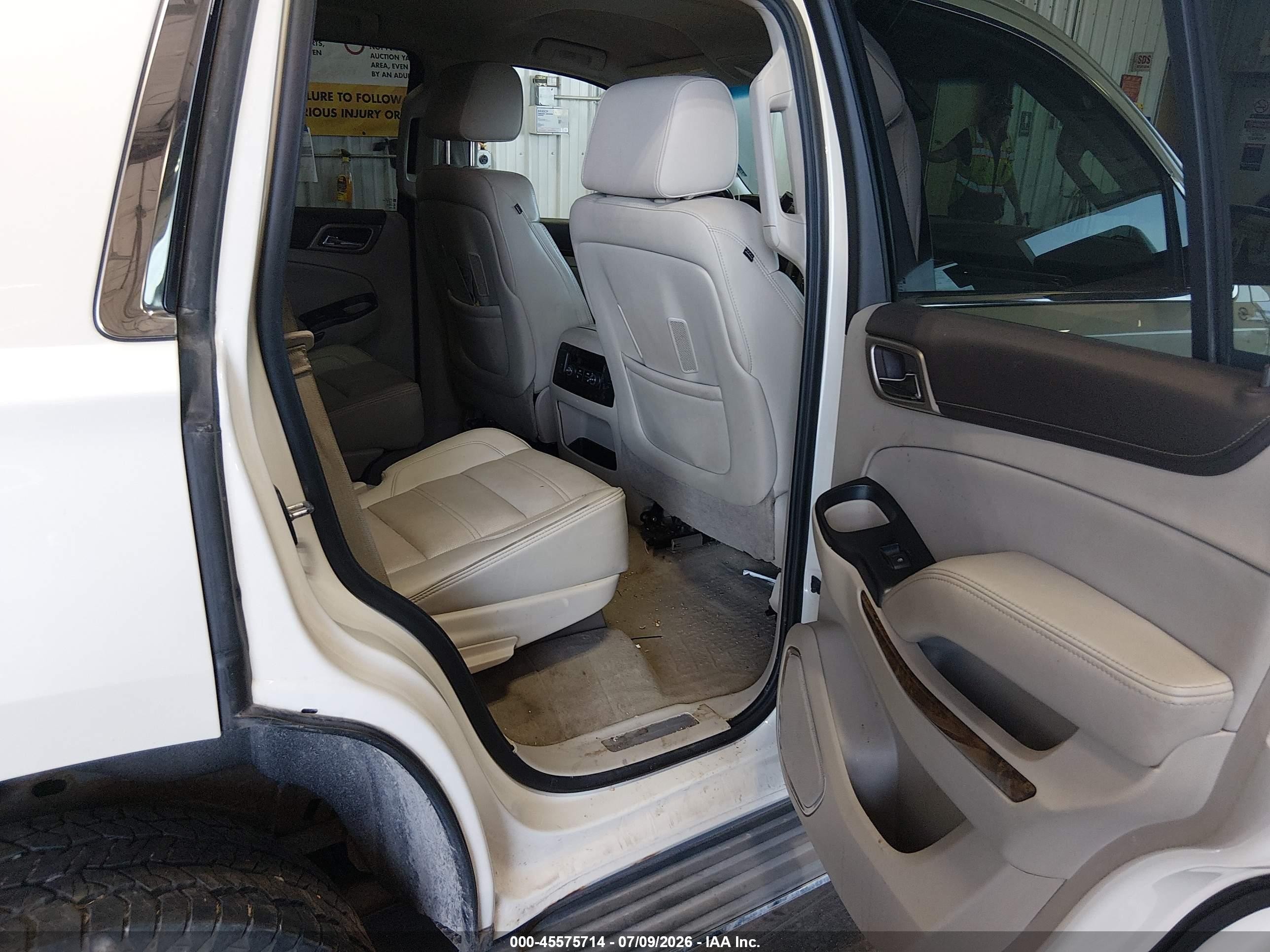 2015 Gmc Yukon Denali White vin: 1GKS2CKJ5FR510752