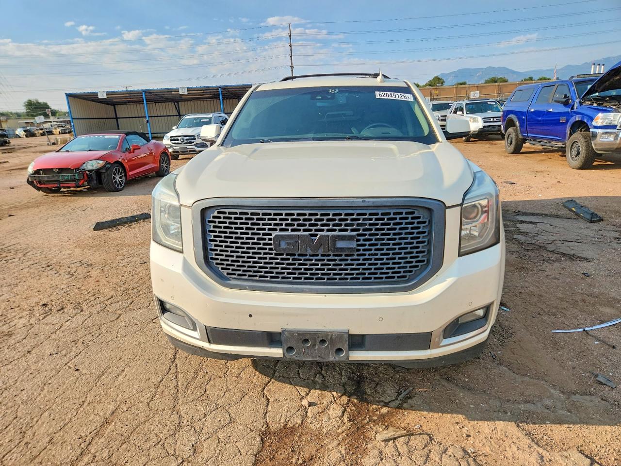 2015 Gmc Yukon Denali White vin: 1GKS2CKJ5FR526773