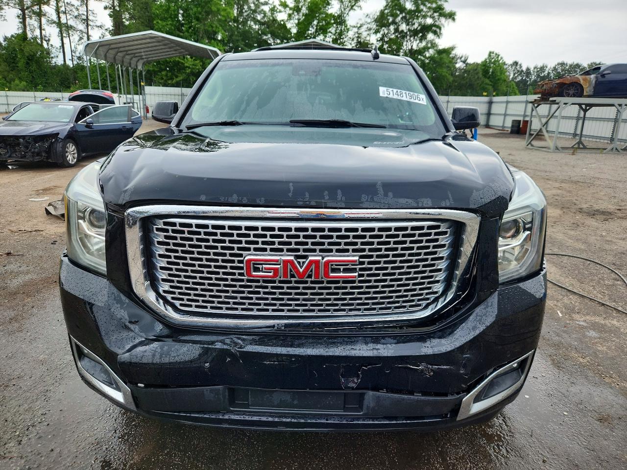 2015 Gmc Yukon Denali Black vin: 1GKS2CKJ5FR589999