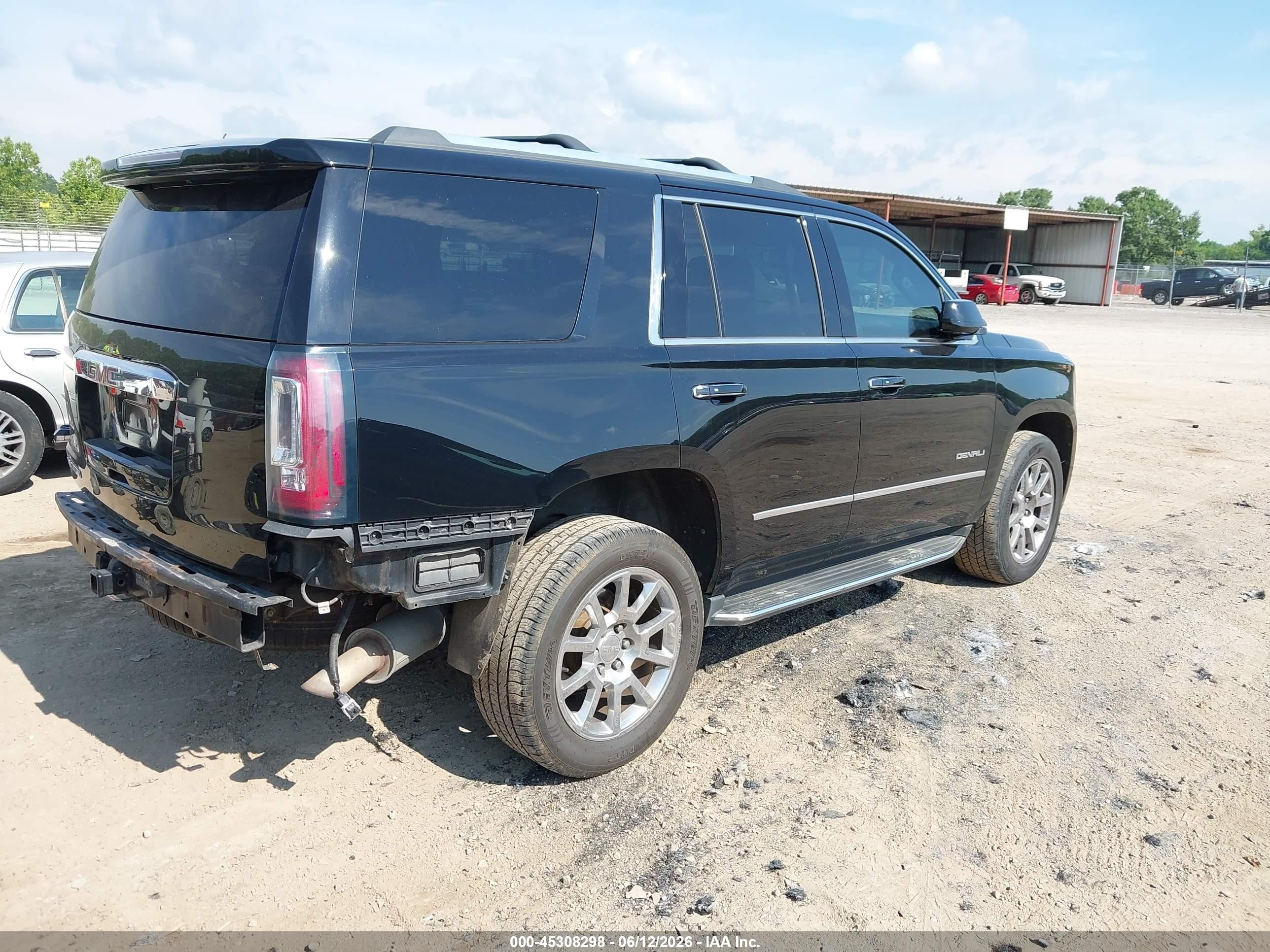 2018 Gmc Yukon Denali Black vin: 1GKS2CKJ5JR278131