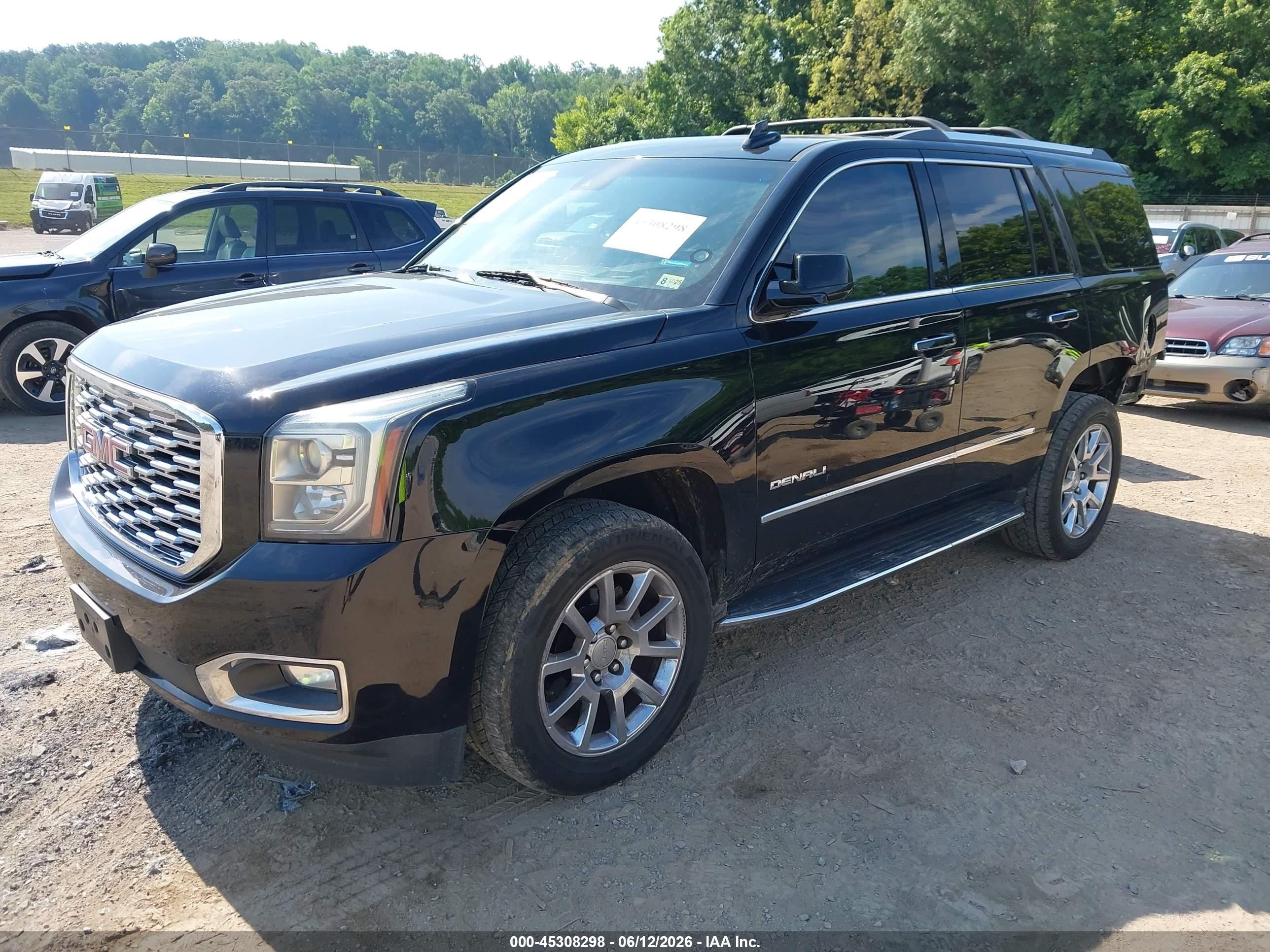 2018 Gmc Yukon Denali Black vin: 1GKS2CKJ5JR278131