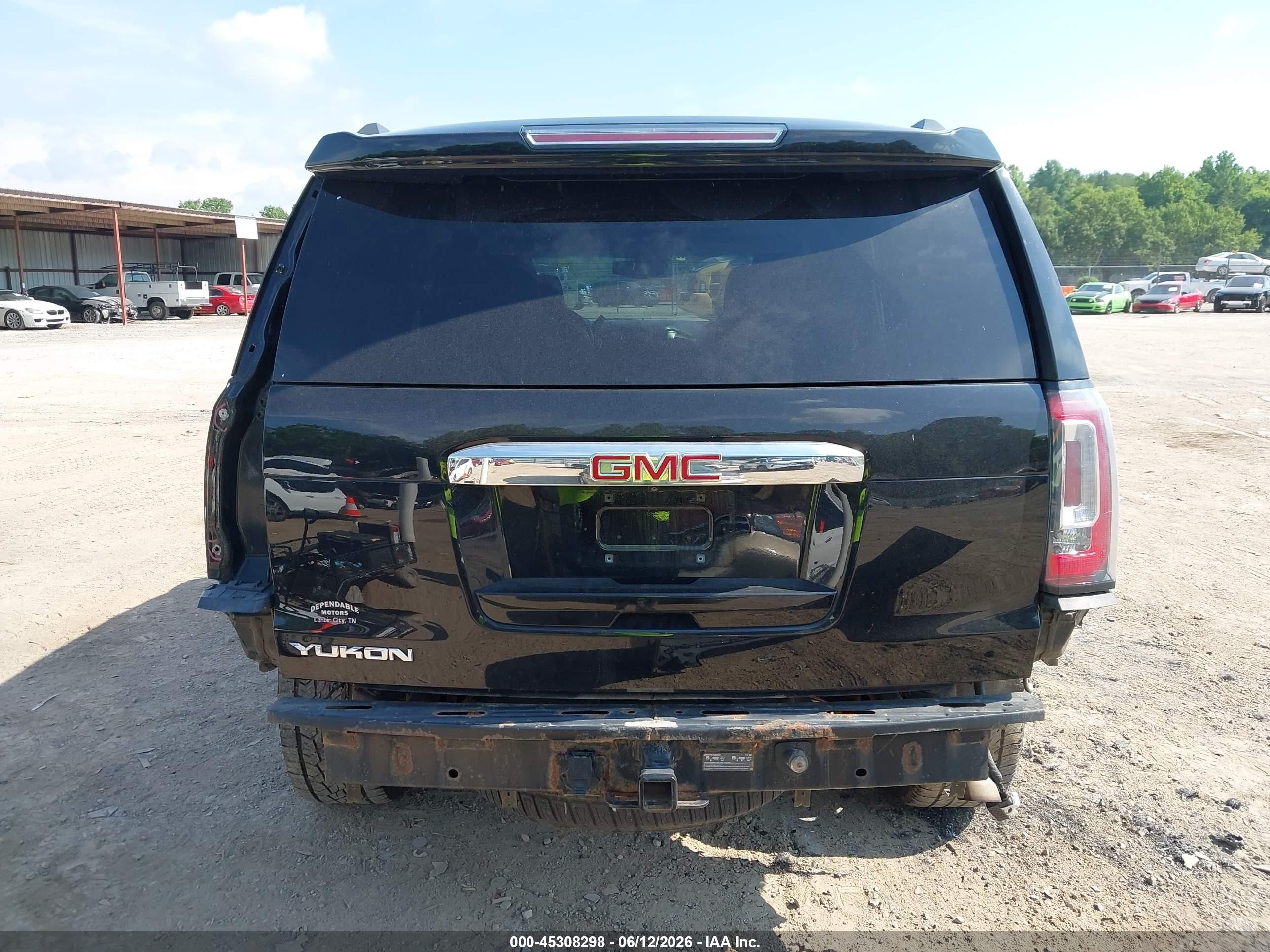 2018 Gmc Yukon Denali Black vin: 1GKS2CKJ5JR278131