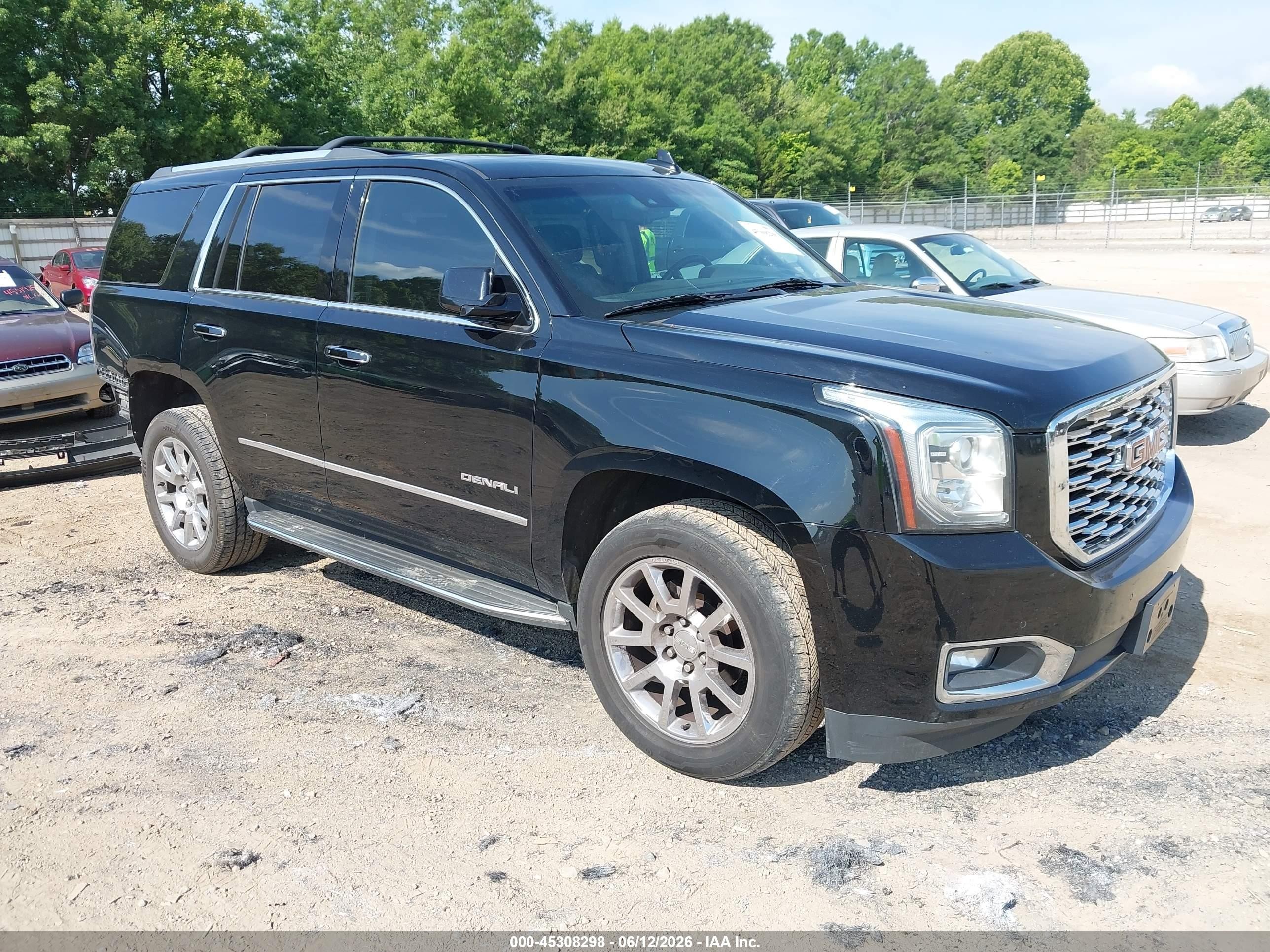 2018 Gmc Yukon Denali Black vin: 1GKS2CKJ5JR278131