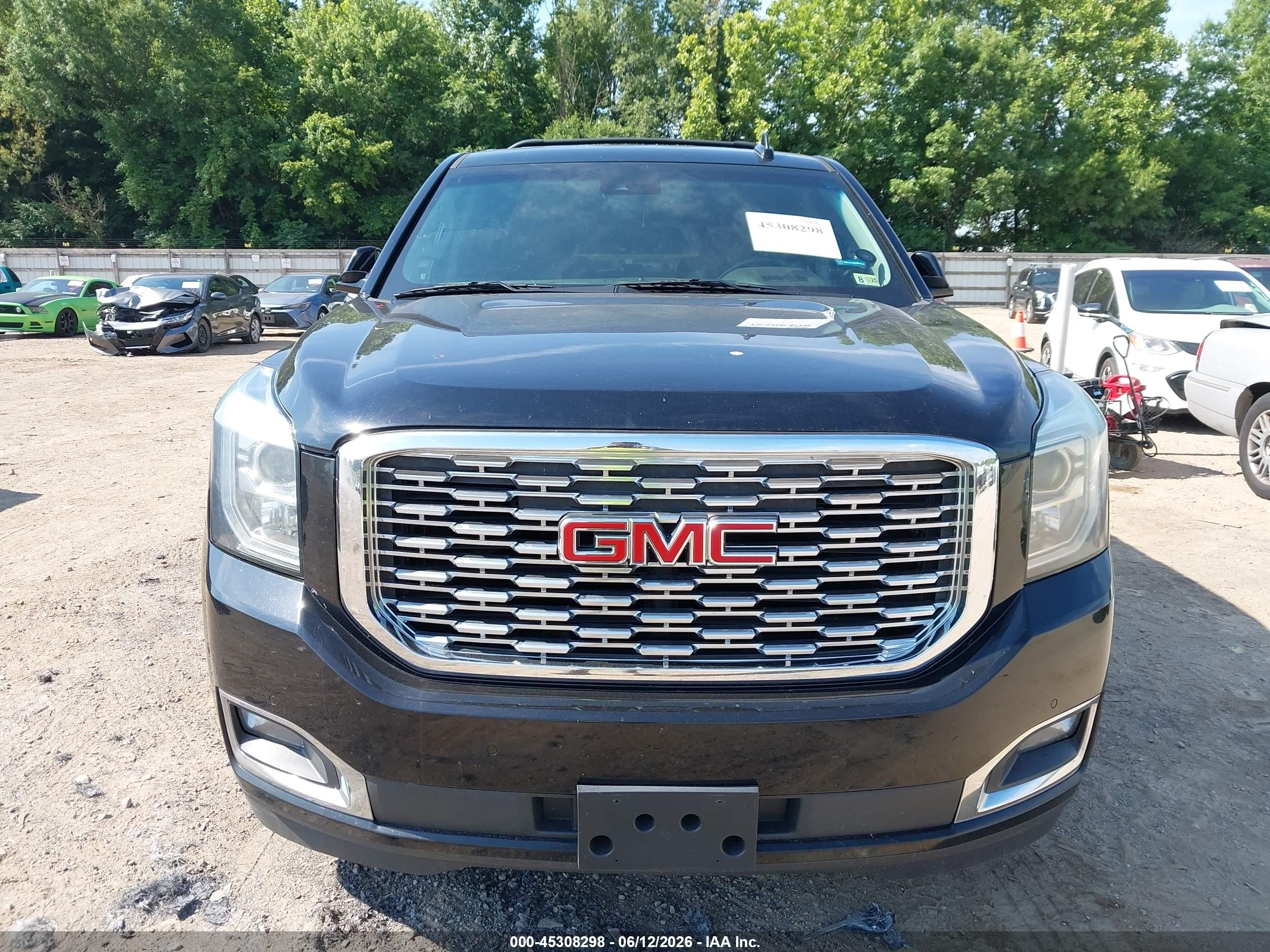 2018 Gmc Yukon Denali Black vin: 1GKS2CKJ5JR278131