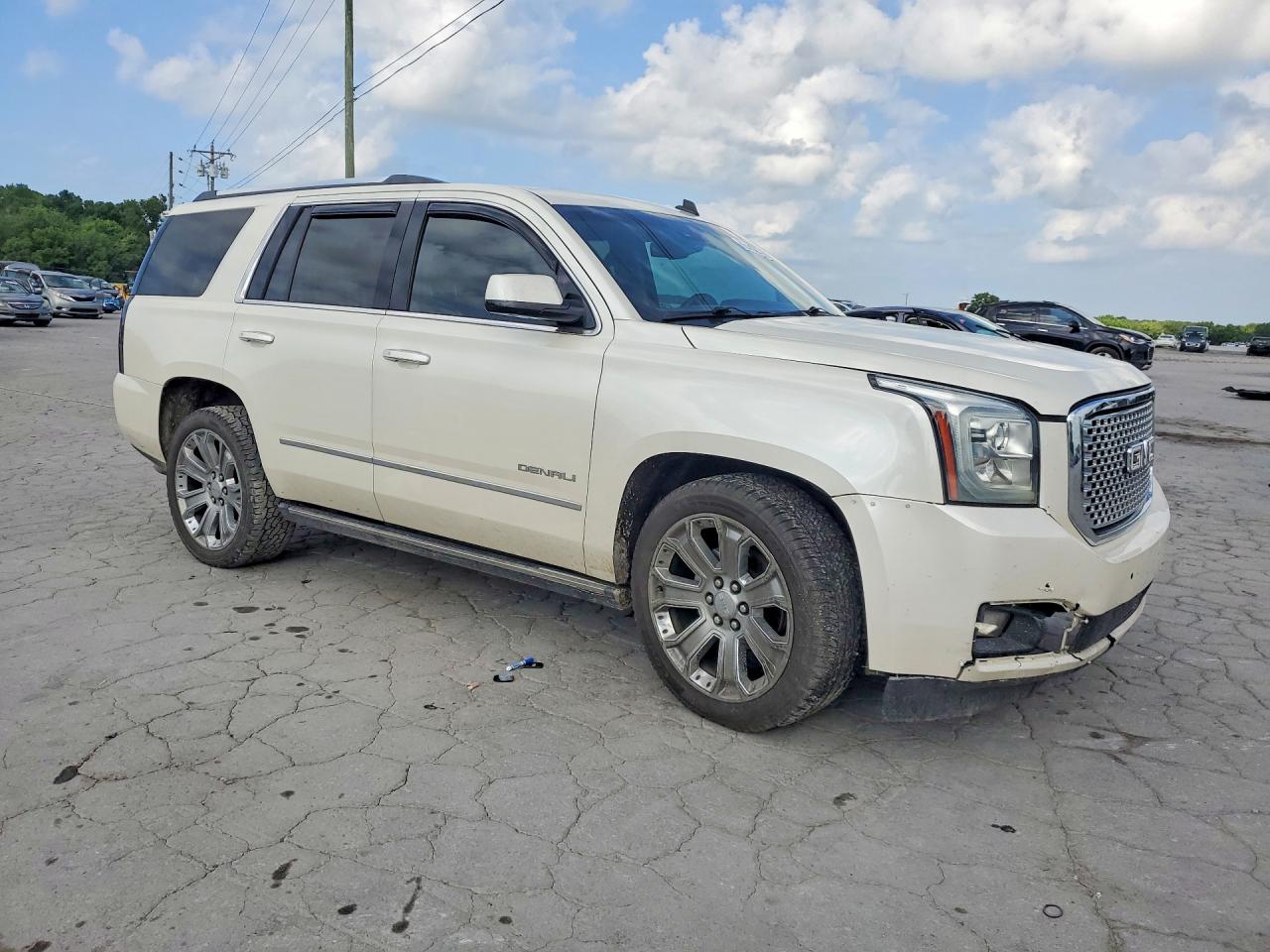 2015 Gmc Yukon Denali White vin: 1GKS2CKJ6FR125247
