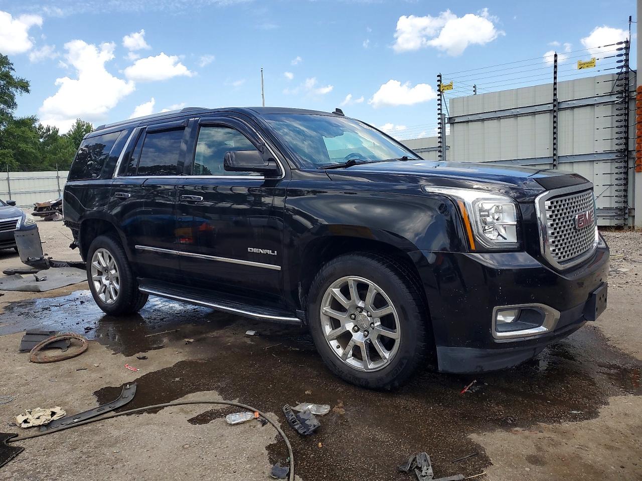 2015 Gmc Yukon Denali Black vin: 1GKS2CKJ6FR220133