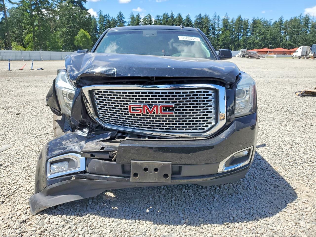 2015 Gmc Yukon Denali Black vin: 1GKS2CKJ6FR248496