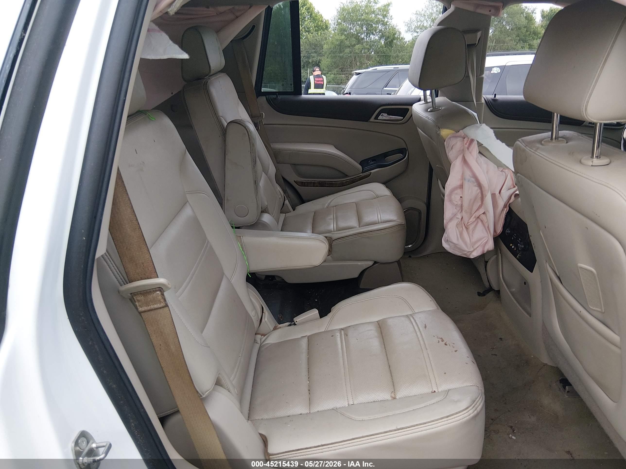 2015 Gmc Yukon Denali White vin: 1GKS2CKJ6FR556204