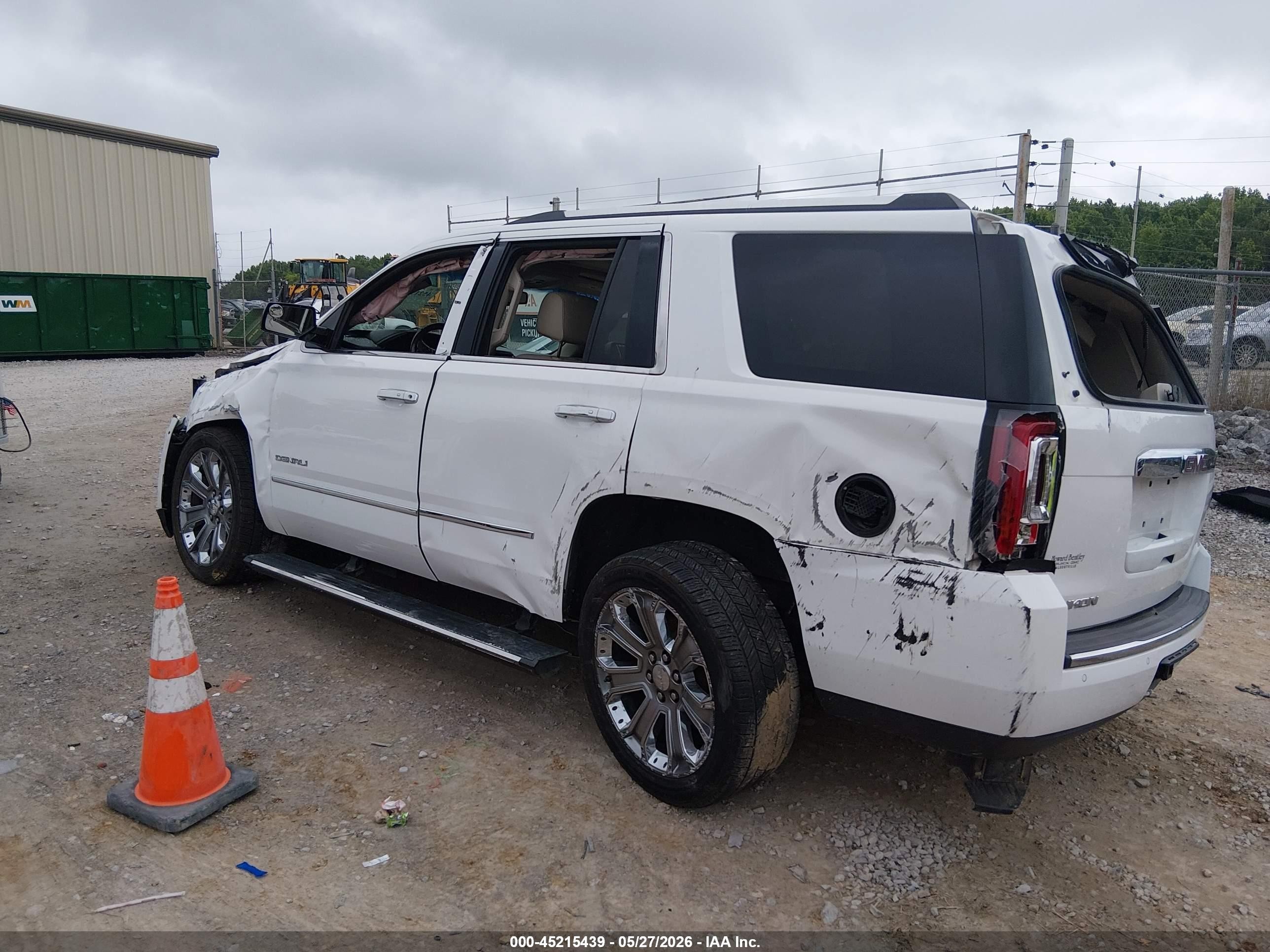 2015 Gmc Yukon Denali White vin: 1GKS2CKJ6FR556204
