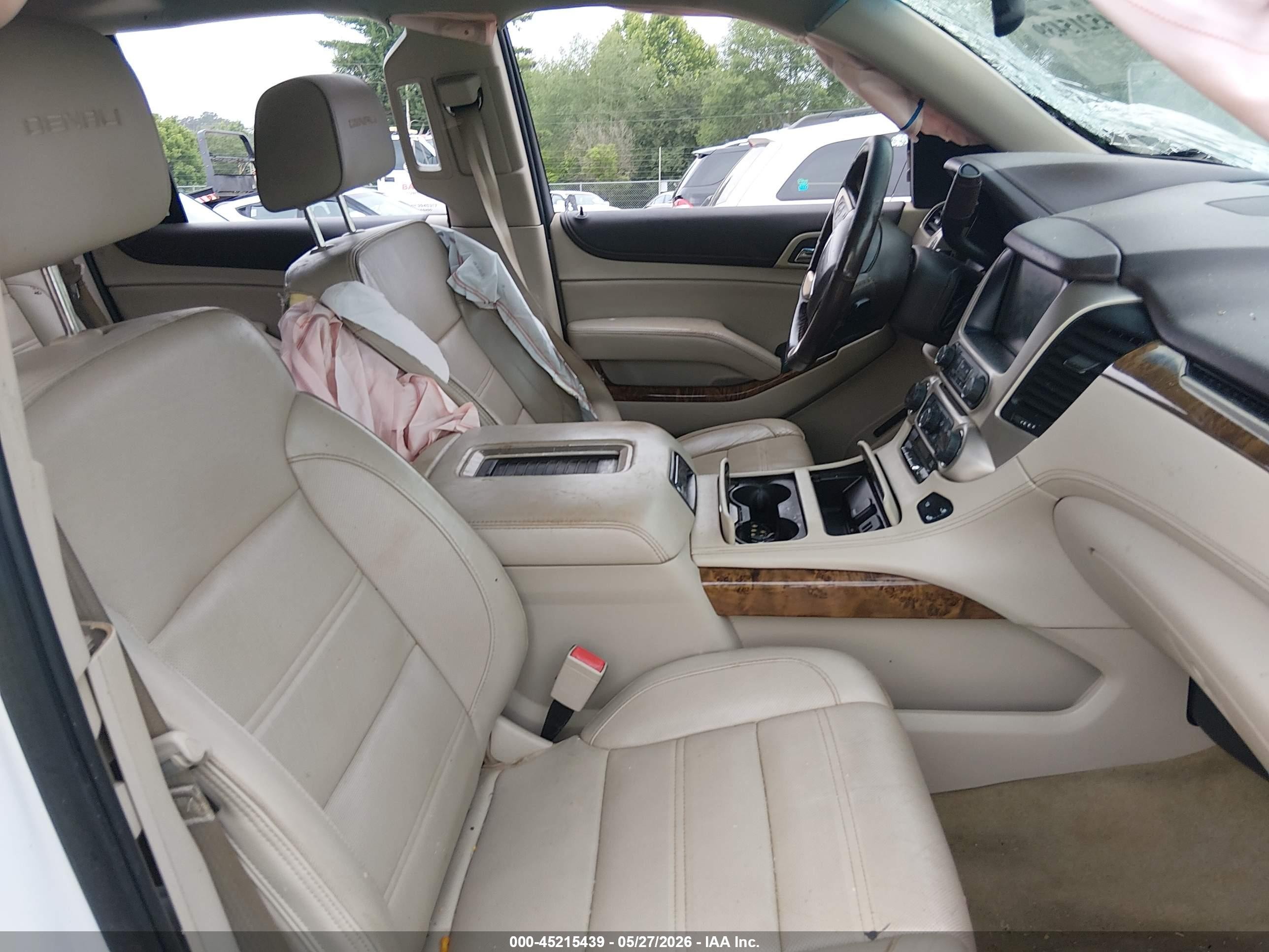 2015 Gmc Yukon Denali White vin: 1GKS2CKJ6FR556204