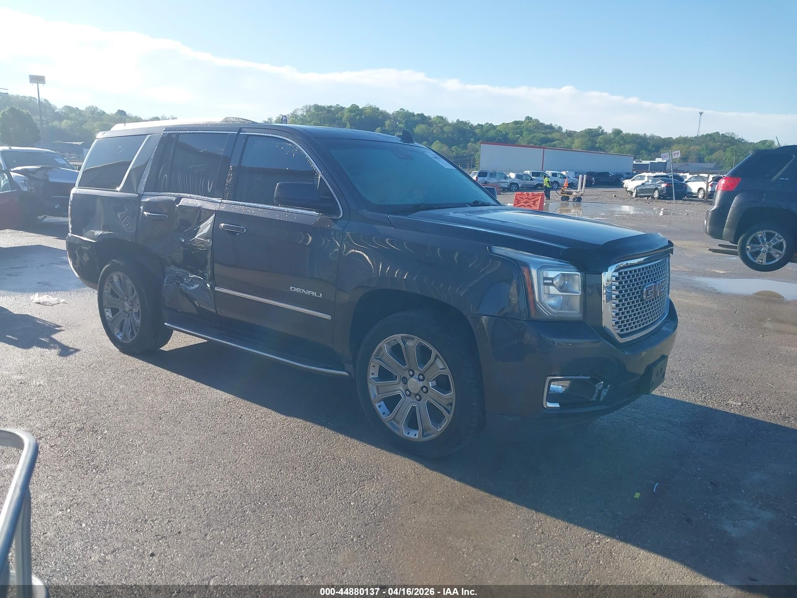 2015 Gmc Yukon Denali Черный vin: 1GKS2CKJ6FR670526