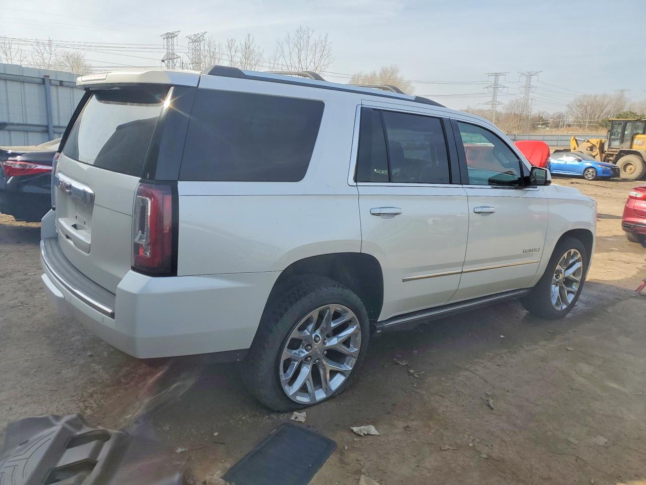 2017 Gmc Yukon Denali White vin: 1GKS2CKJ6HR212181