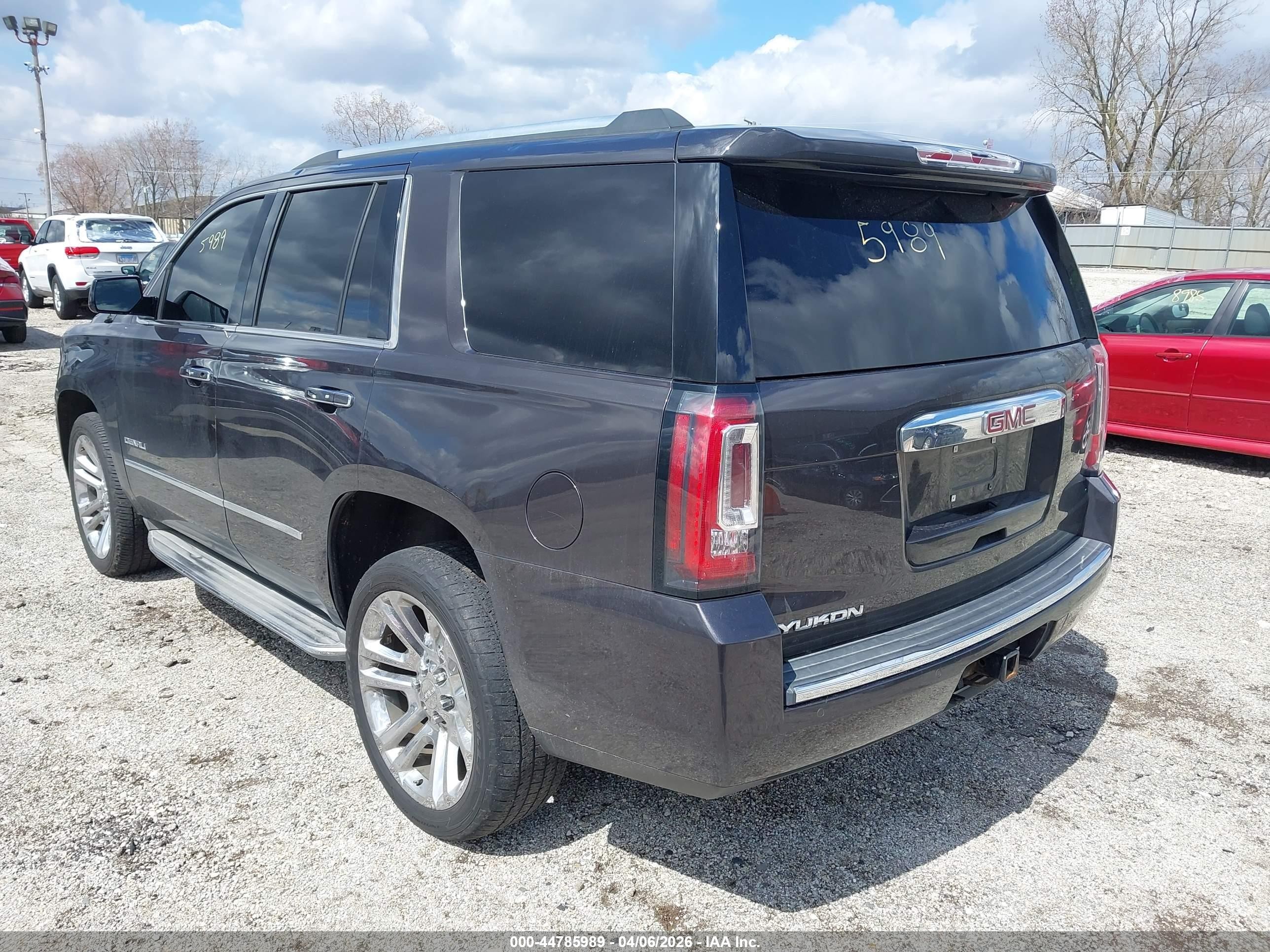 2015 Gmc Yukon Denali Gray vin: 1GKS2CKJ7FR167992