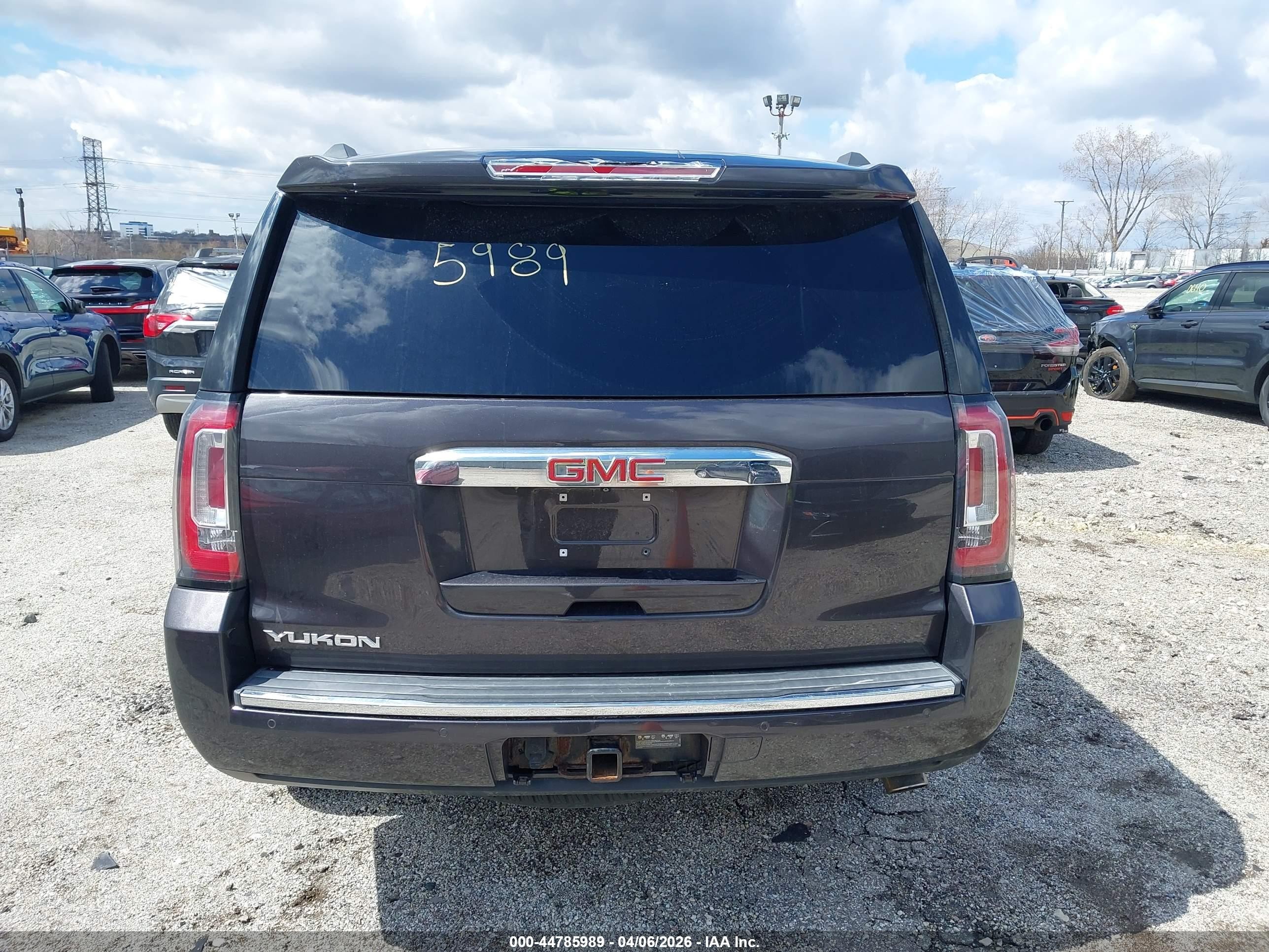 2015 Gmc Yukon Denali Gray vin: 1GKS2CKJ7FR167992