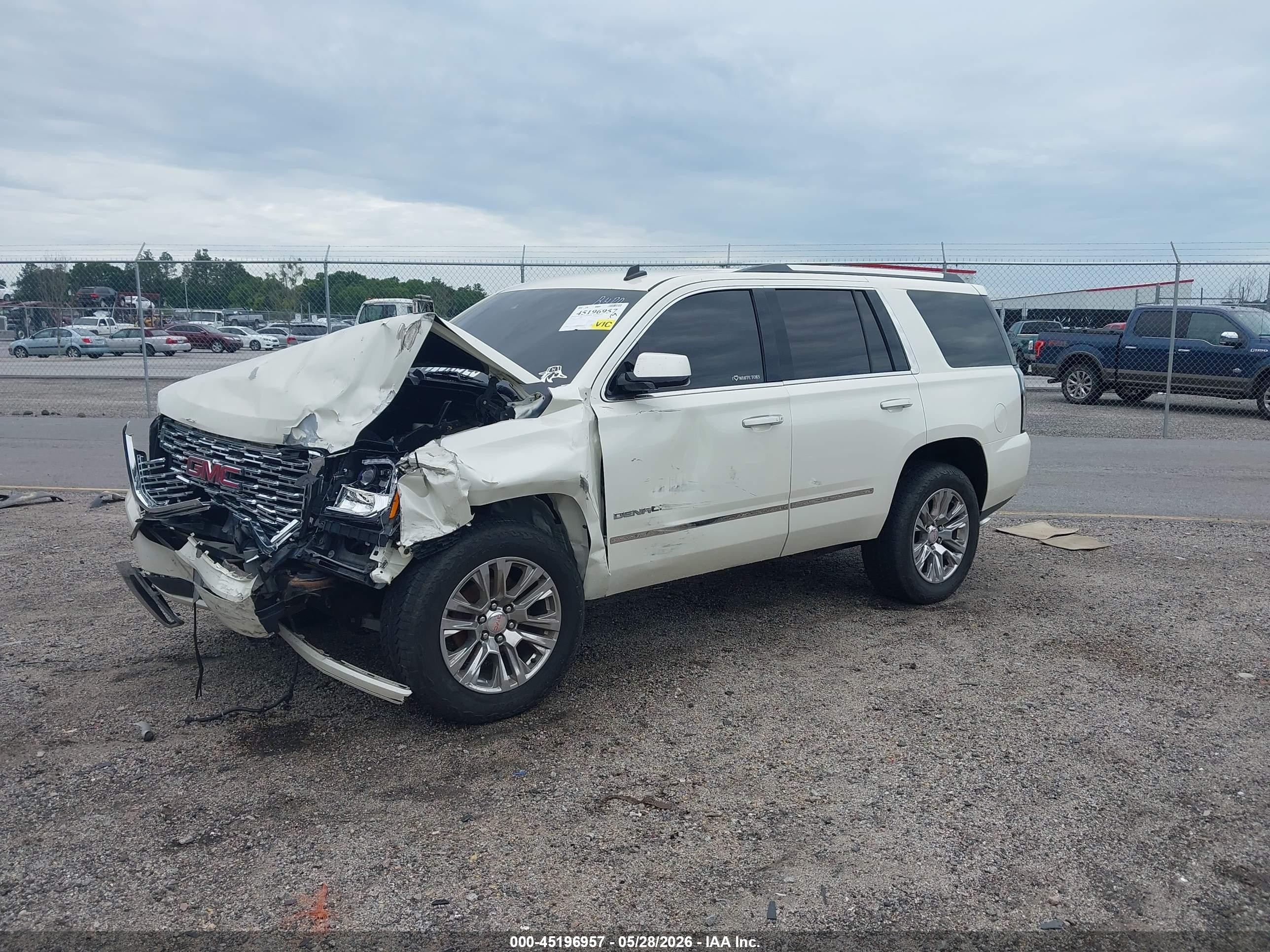 2015 Gmc Yukon Denali Yellow vin: 1GKS2CKJ7FR192505