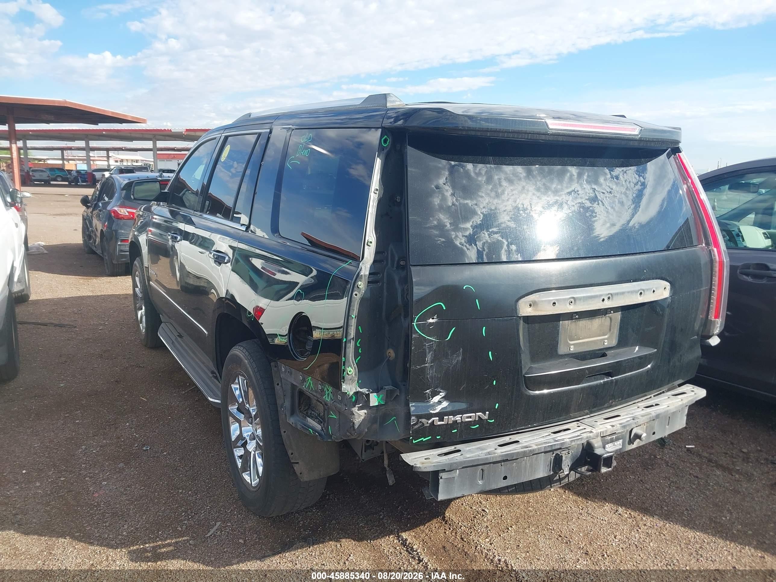 2015 Gmc Yukon Denali Black vin: 1GKS2CKJ7FR248068