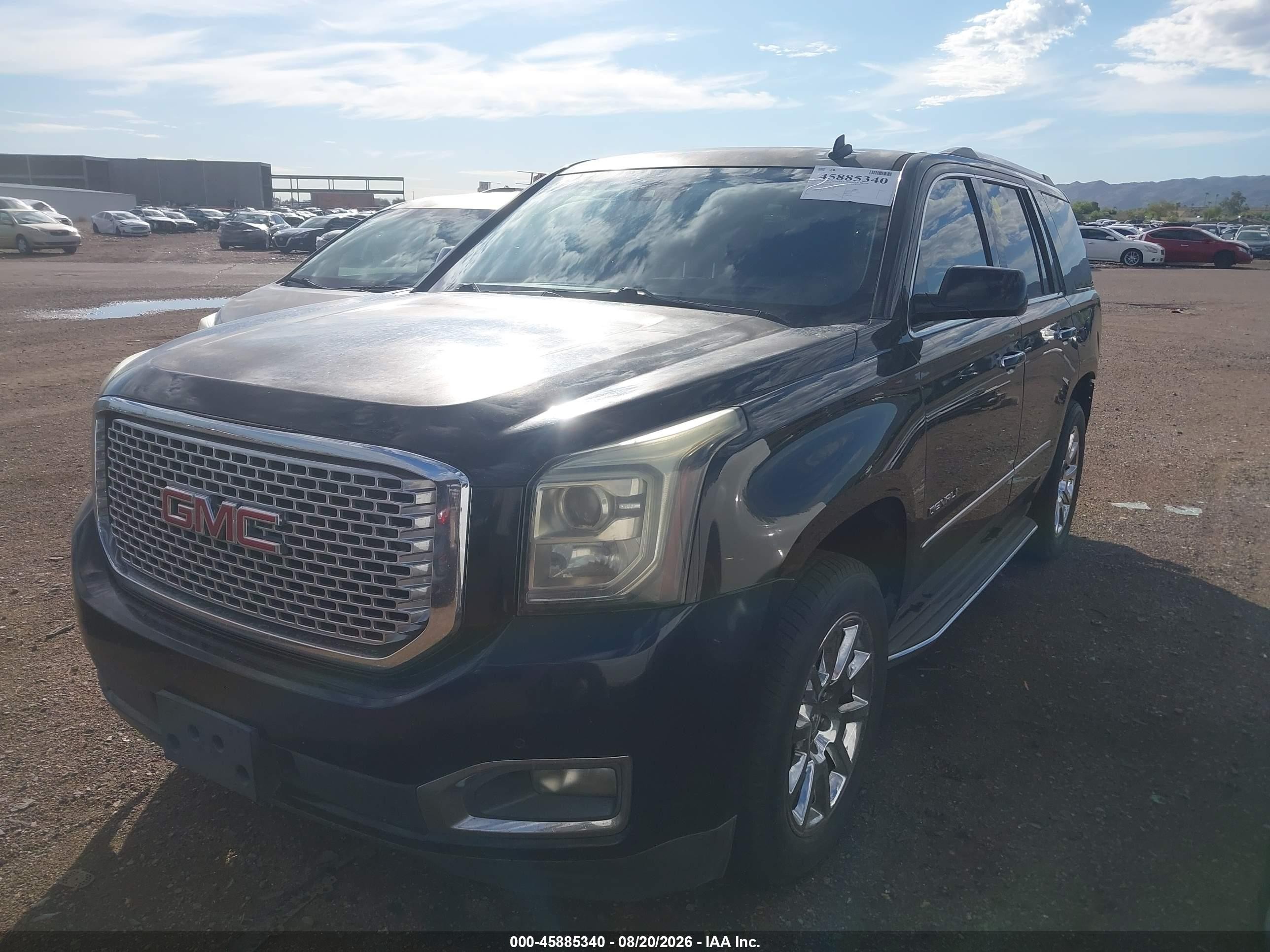 2015 Gmc Yukon Denali Black vin: 1GKS2CKJ7FR248068