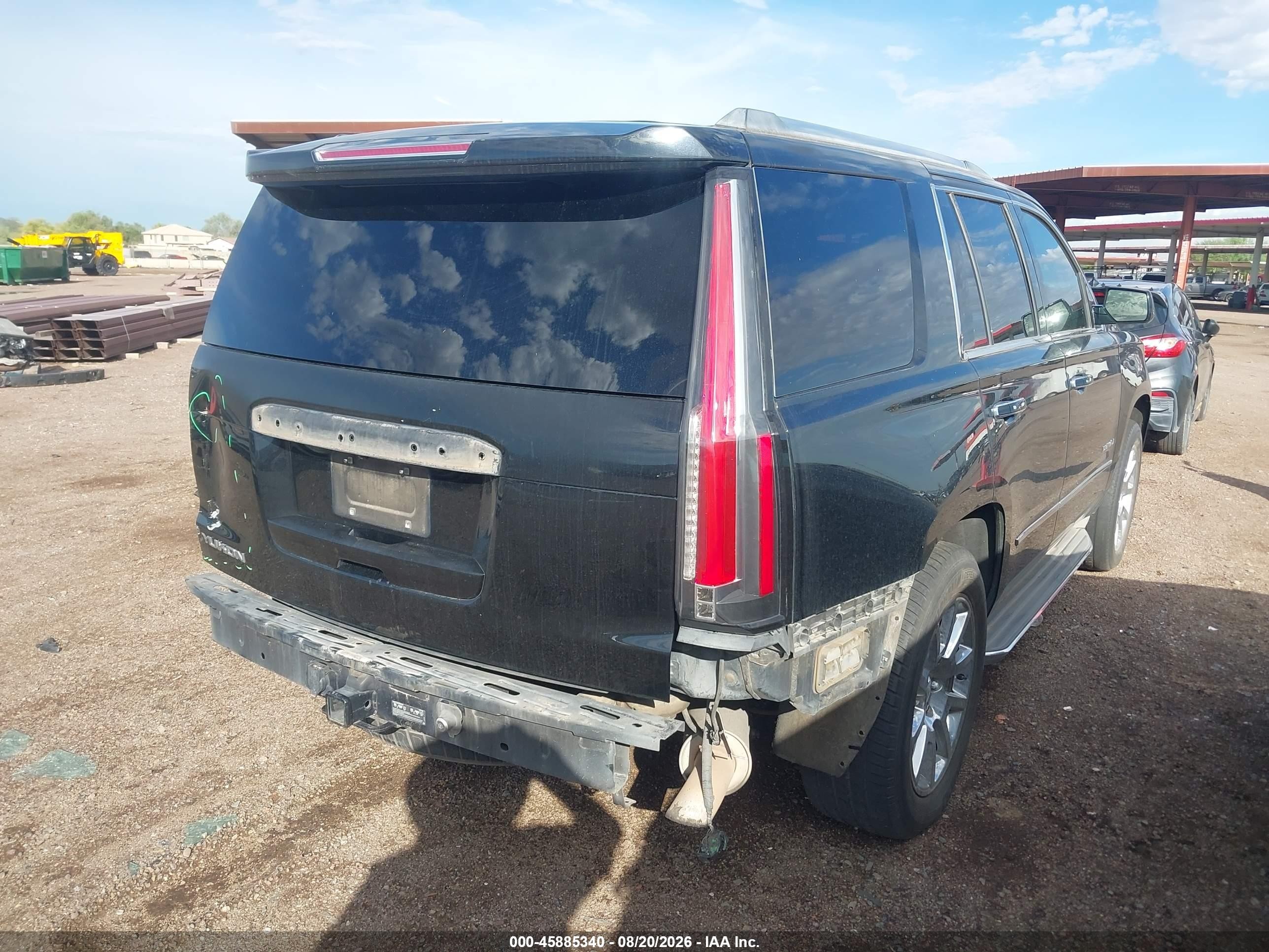 2015 Gmc Yukon Denali Black vin: 1GKS2CKJ7FR248068