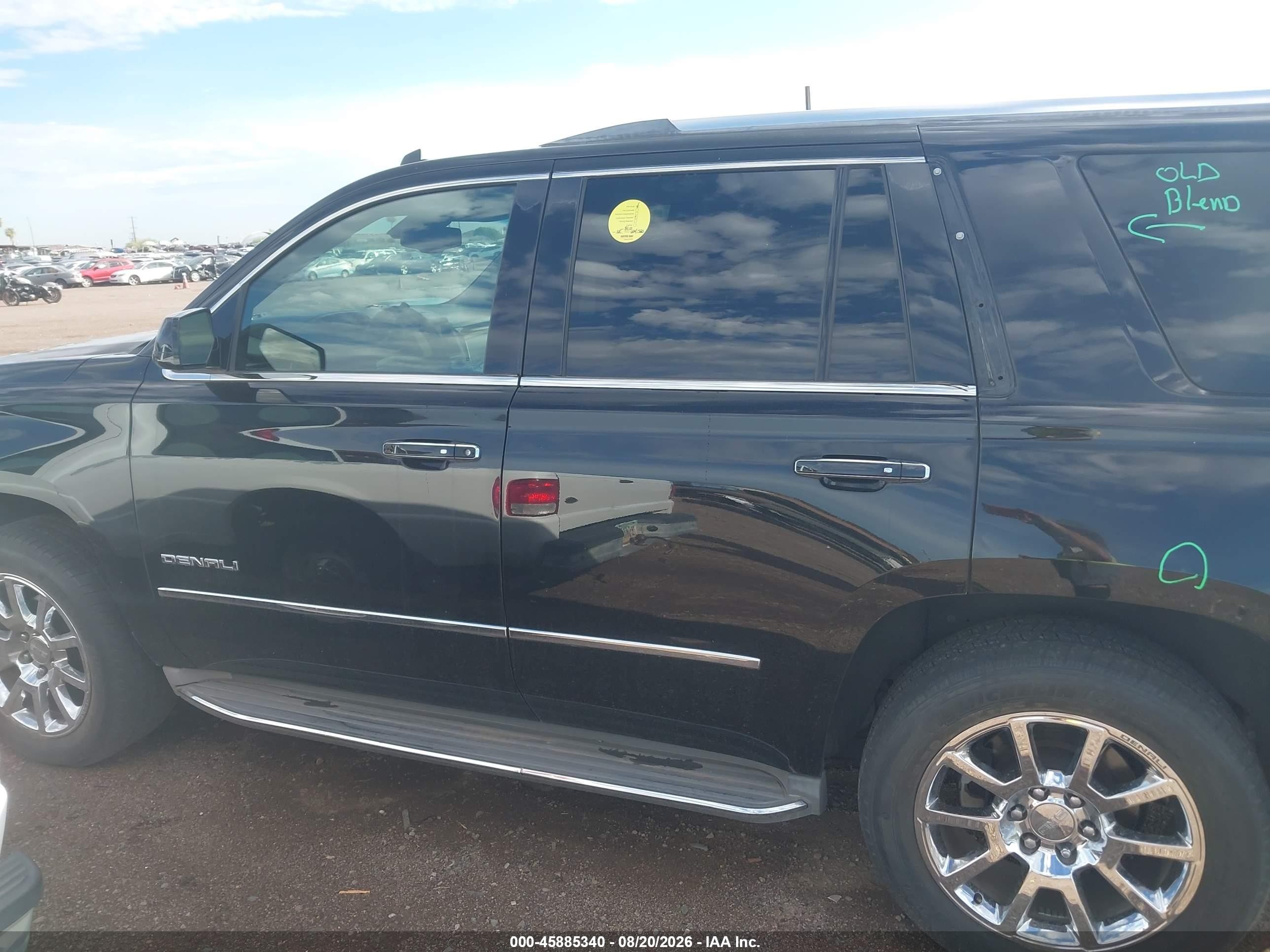 2015 Gmc Yukon Denali Black vin: 1GKS2CKJ7FR248068